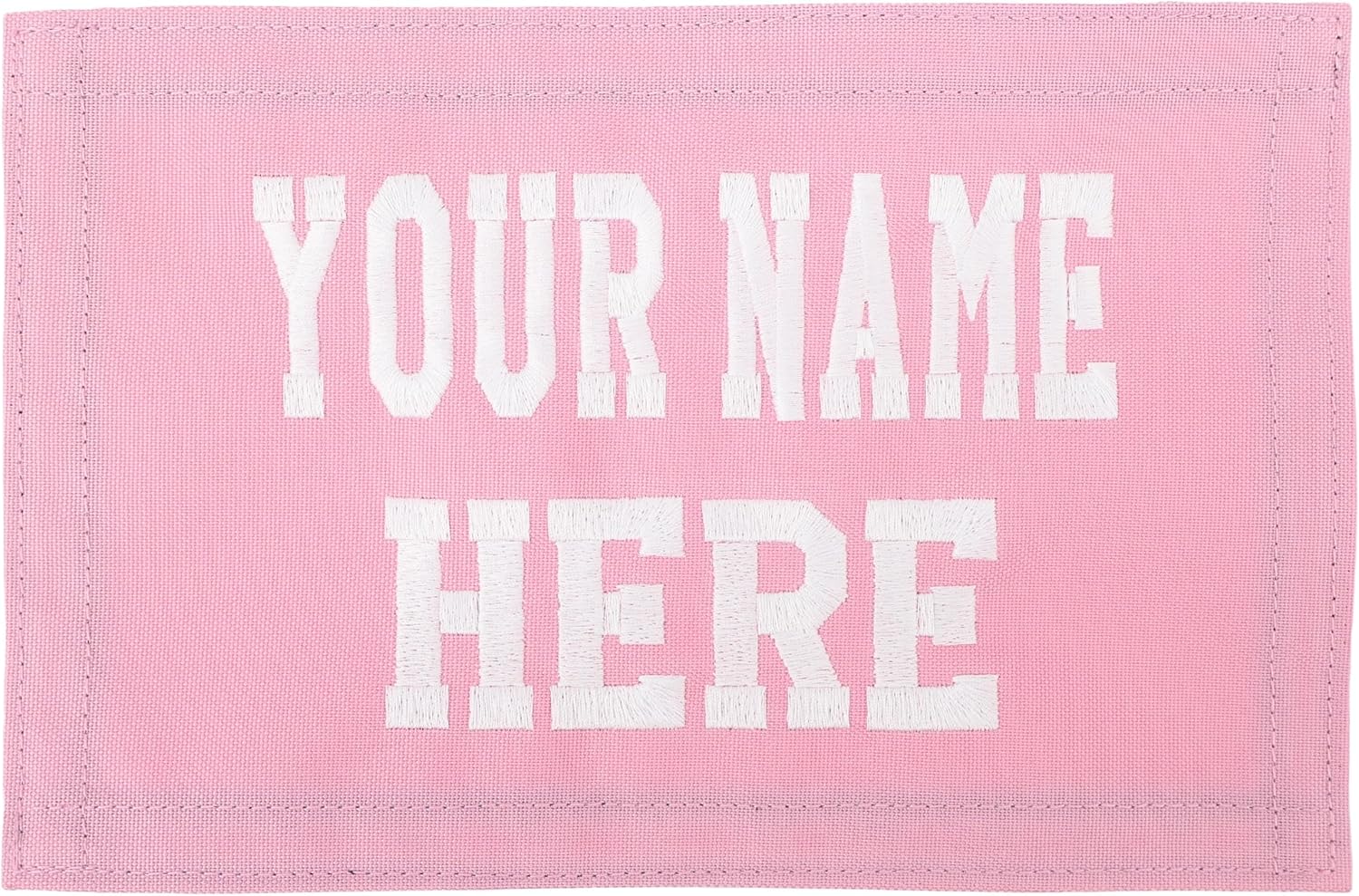 Lightning X Custom Embroidered Rip-Away Patch for LXP Fire Fighter Turnout Gear Bags w/Embroidered Name - Pink