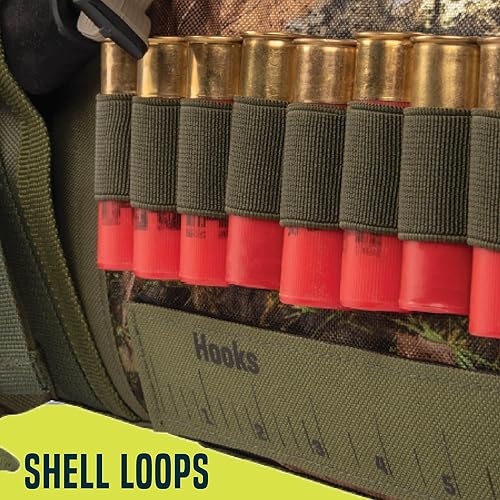 Miniatura 8 de Allen Company Gear Fit Pursuit Shocker - Funda para escopeta con cerradura de 52 pulgadas, detalles de camuflaje de obsesión verde/roble musgoso