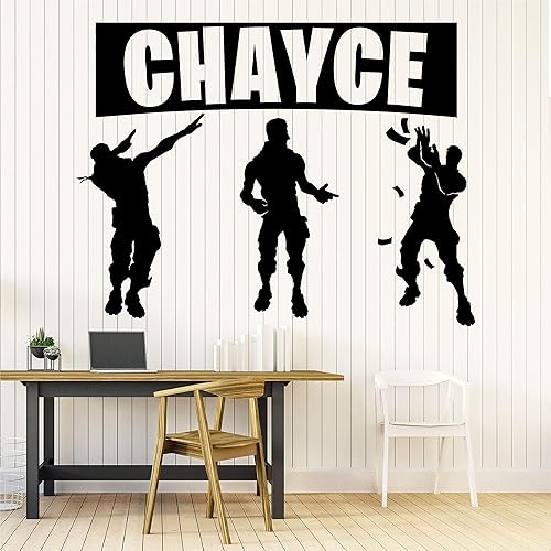 Gamer Wall Decor for Boys Room - Gaming Decals Video Game Vinyl Stickers - Teen Bedroom Art Decorations - Computer Retro Controller Poster Sign