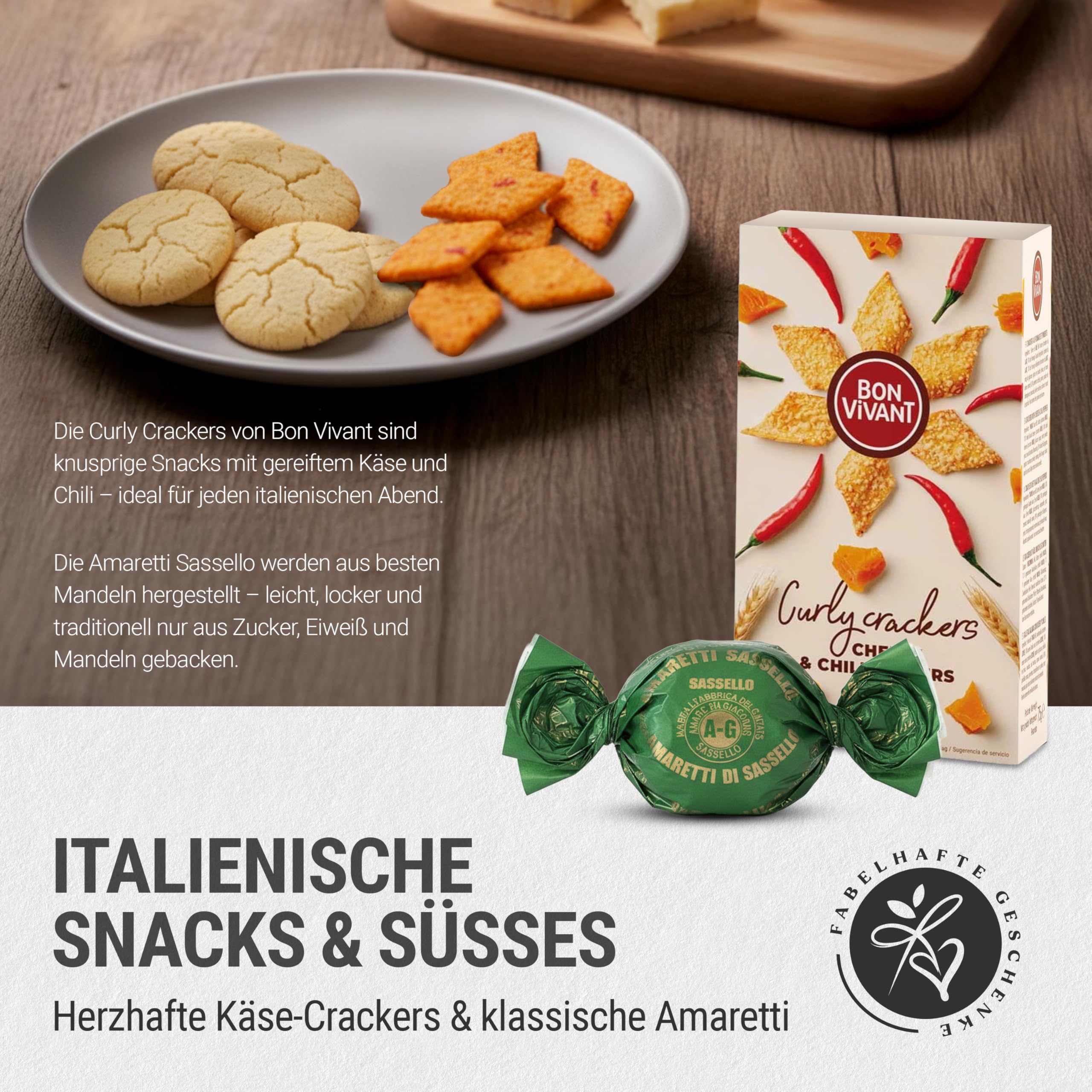 Danke-Geschenkkorb VIVA ITALIA gefüllt mit italienischen Delikatessen - Präsentkorb mit Feinkost Geschenkset