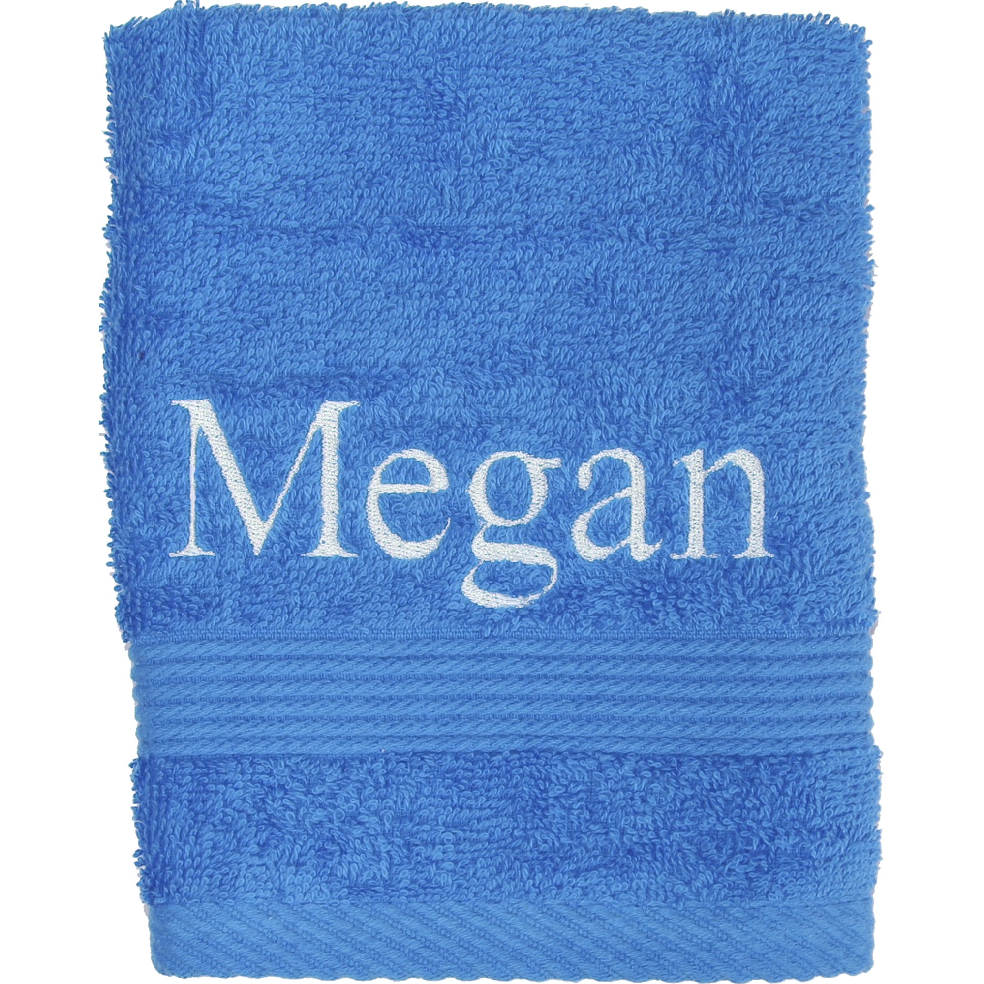 Teddyt's Blue Personalised Face Towel With Embroidered Name (Blue)