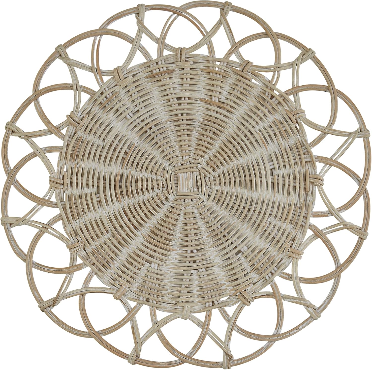 Split P White Mya Decorative Charger Set of 4