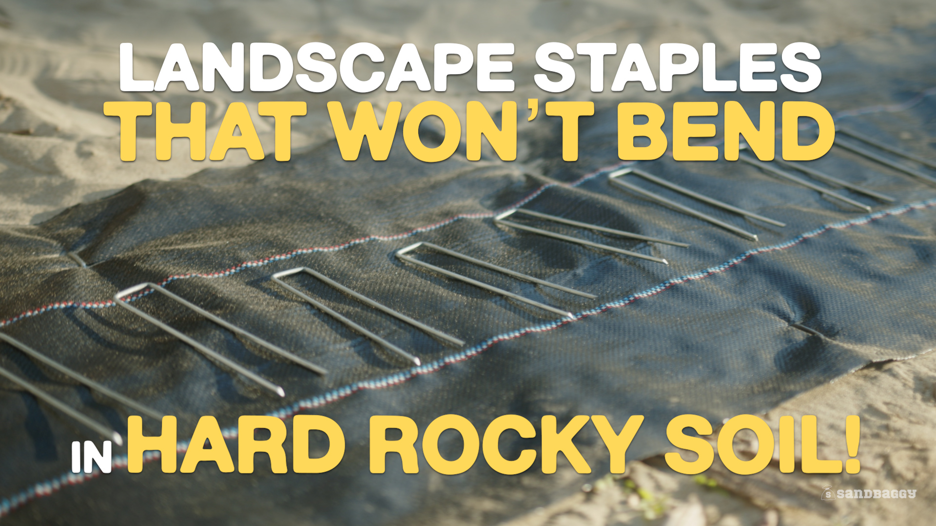 Amazon.com: Sandbaggy 6 inch Landscape Sod Staples (9 Gauge Steel