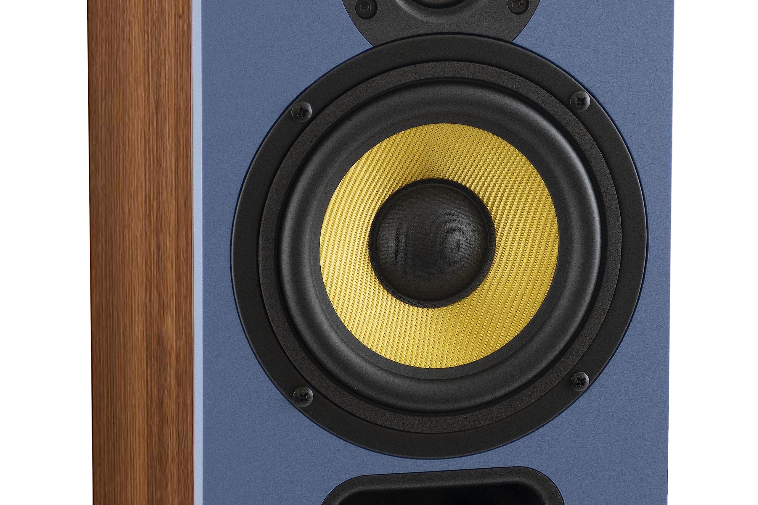 Davis Acoustics Ariane 1 Bleu/Noyer - Enceinte Bibliothèque (la Paire)