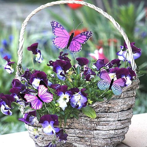 Miniatura 5 de 12 piezas de decoraciones de mariposa 3D, decoración de mariposas de 2 tamaños, manualidades de mariposas, regalo de mariposas decorativas, regalo