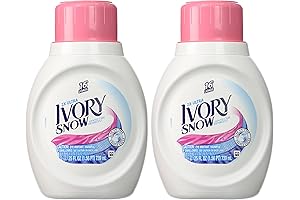 Ivory Snow Ultra Concentrated Liquid Laundry Detergent: Gentle, hypoallergenic 2x Concentrated -...