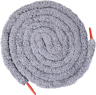 NEWISHTOOL 10 Ft Thicken Soak Rope for Window Tinting, Cars Glass Tint Film Installing Water Drying Absorbent Soak Shield Rope Automotive Windshield Car Door Window Cleaning Tool, Gray Microfiber Rope