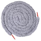 NEWISHTOOL 10 Ft Thicken Soak Rope for Window Tinting, Cars Glass Tint Film Installing Water Drying Absorbent Soak Shield Rope Automotive Windshield Car Door Window Cleaning Tool, Gray Microfiber Rope