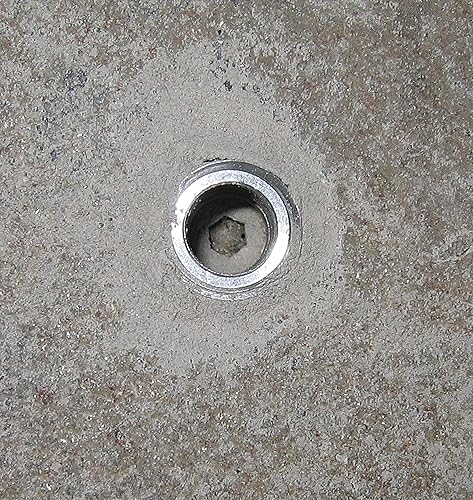 Miniatura 2 de 3M DBI-SALA 2101004 - Anclaje para pared, ensayo de detención, color plateado