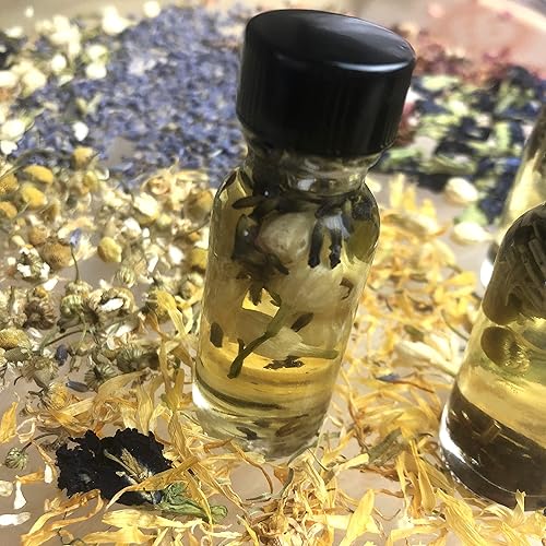 Miniatura 5 de Wealth Good Fortune Lujo Conjure Intention Oil Botella de 0.5 oz Pagan Wiccan Hierbas Aceite Esencial Infundido Espiritual Manifiesto Suerte