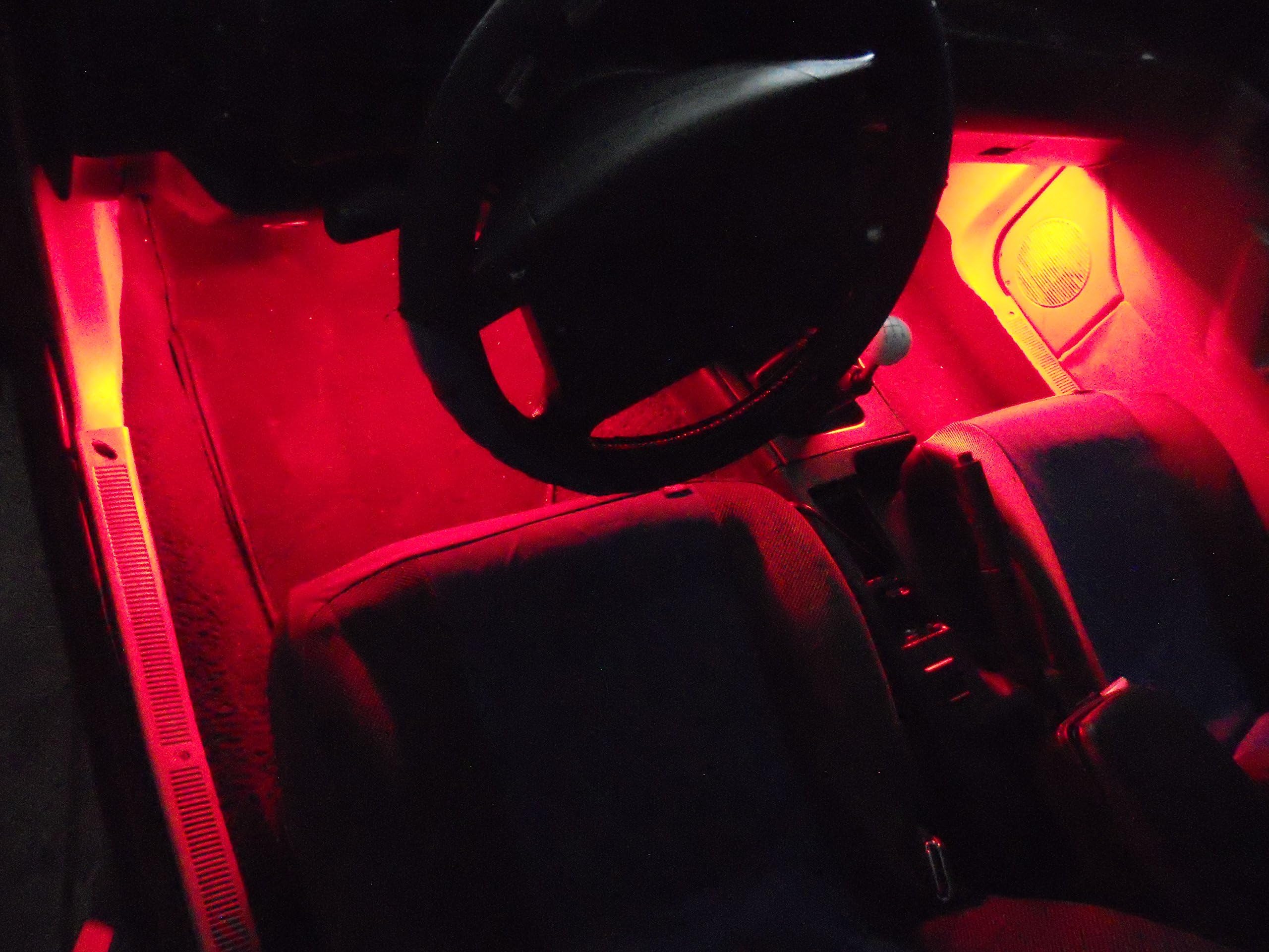 Red LED Neon Interior Lighting Kit