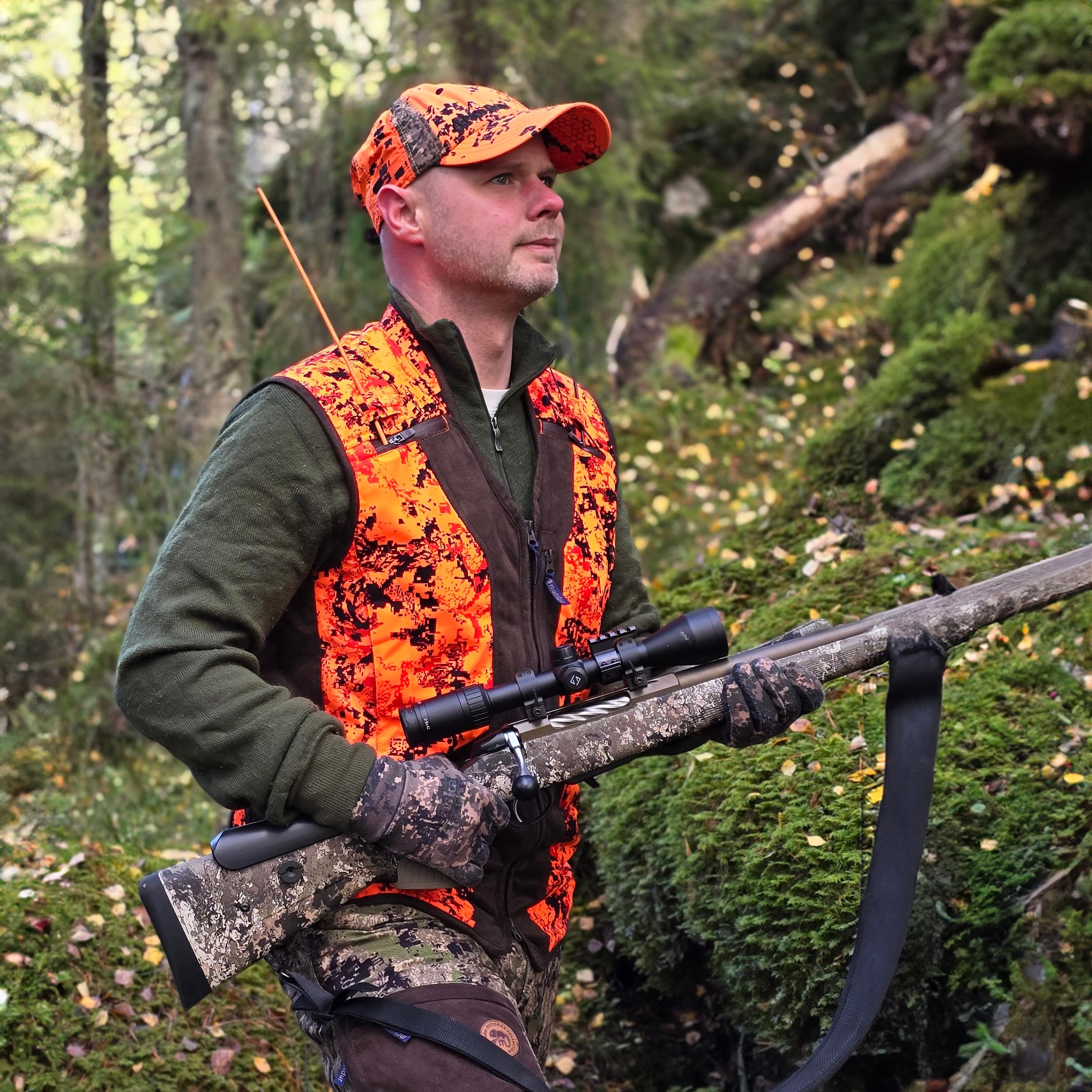 Gilet de chasse de sécurité gilet léger pour adultes unisexe
