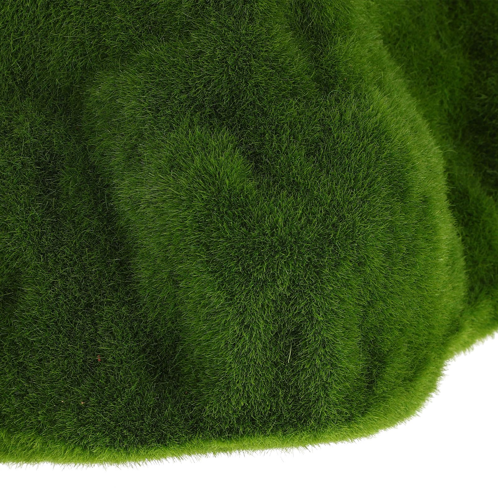 Uonlytech Roca Artificial de Musgo Verde de Espuma Forma de Montaña