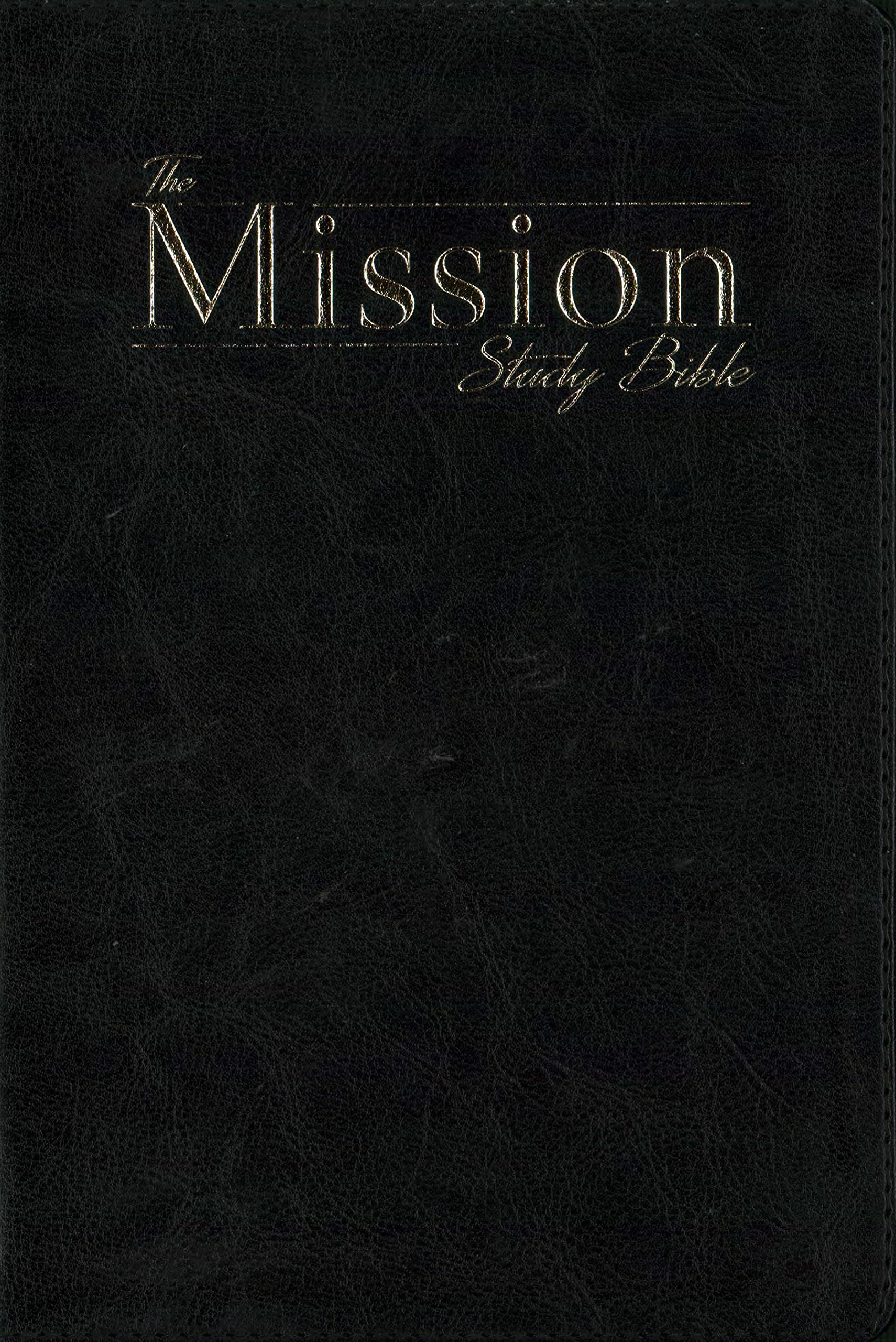 KJV Mission Study Bible with Ellen White Comments Large Prints, Concordance, Maps, Charts and Tables(Onyx Black Edition) (Leather Bound) Leather Bound – 1 January 2016