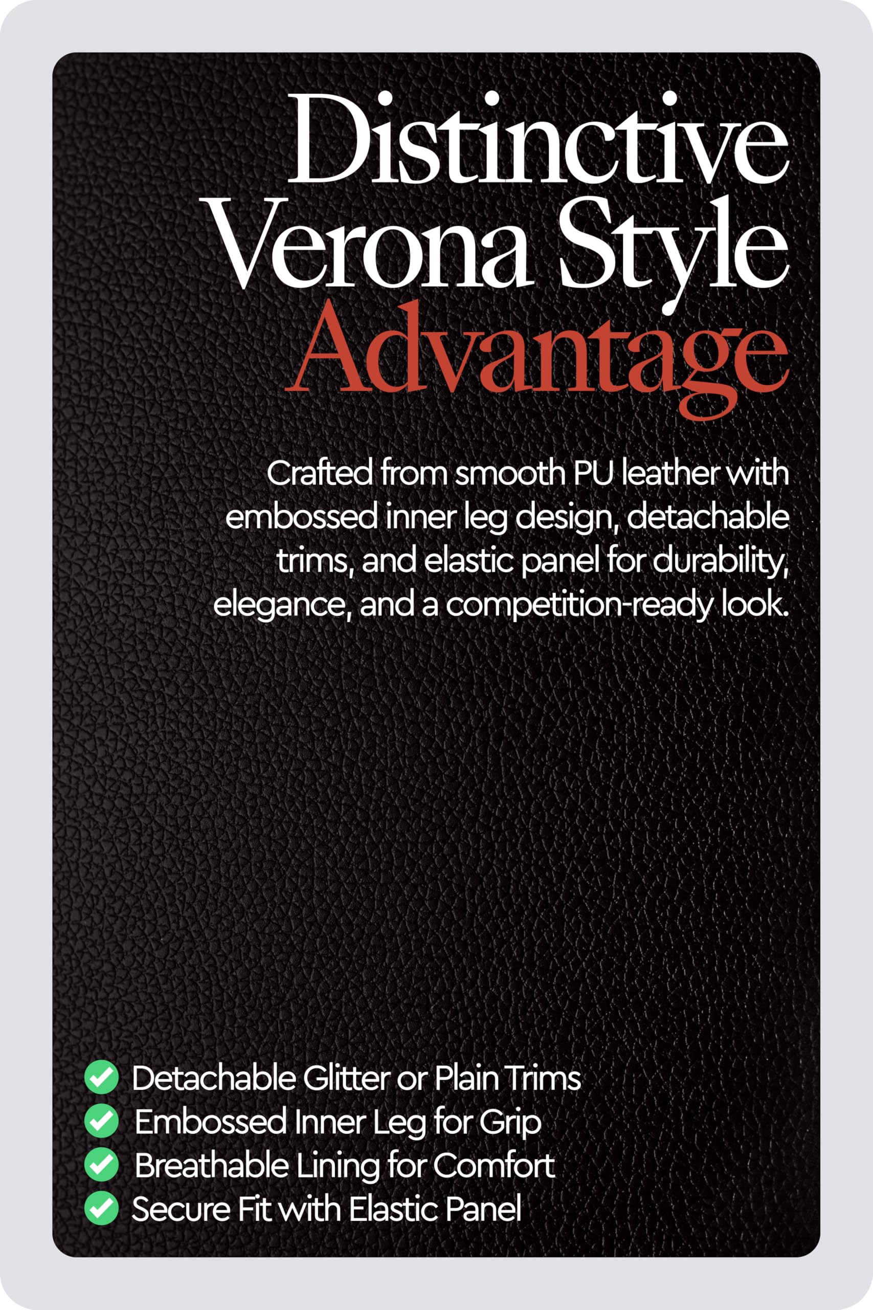 HORZE Femme, Bottes d'équitation Verona, Aspect Cuir, Bracelets Amovibles