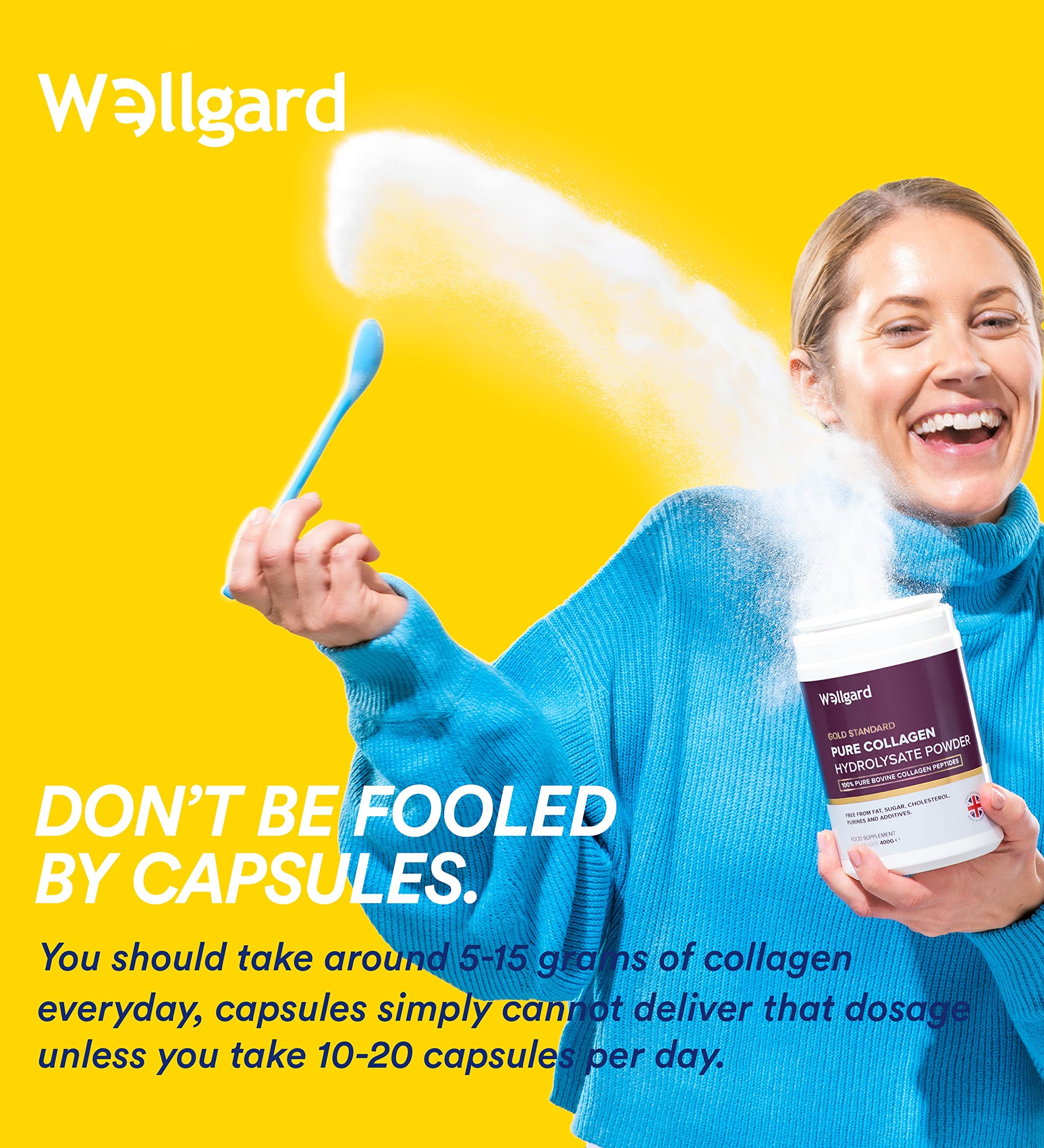 Buy Collagen Supplements, Gold Standard Bovine Collagen Peptides Powder