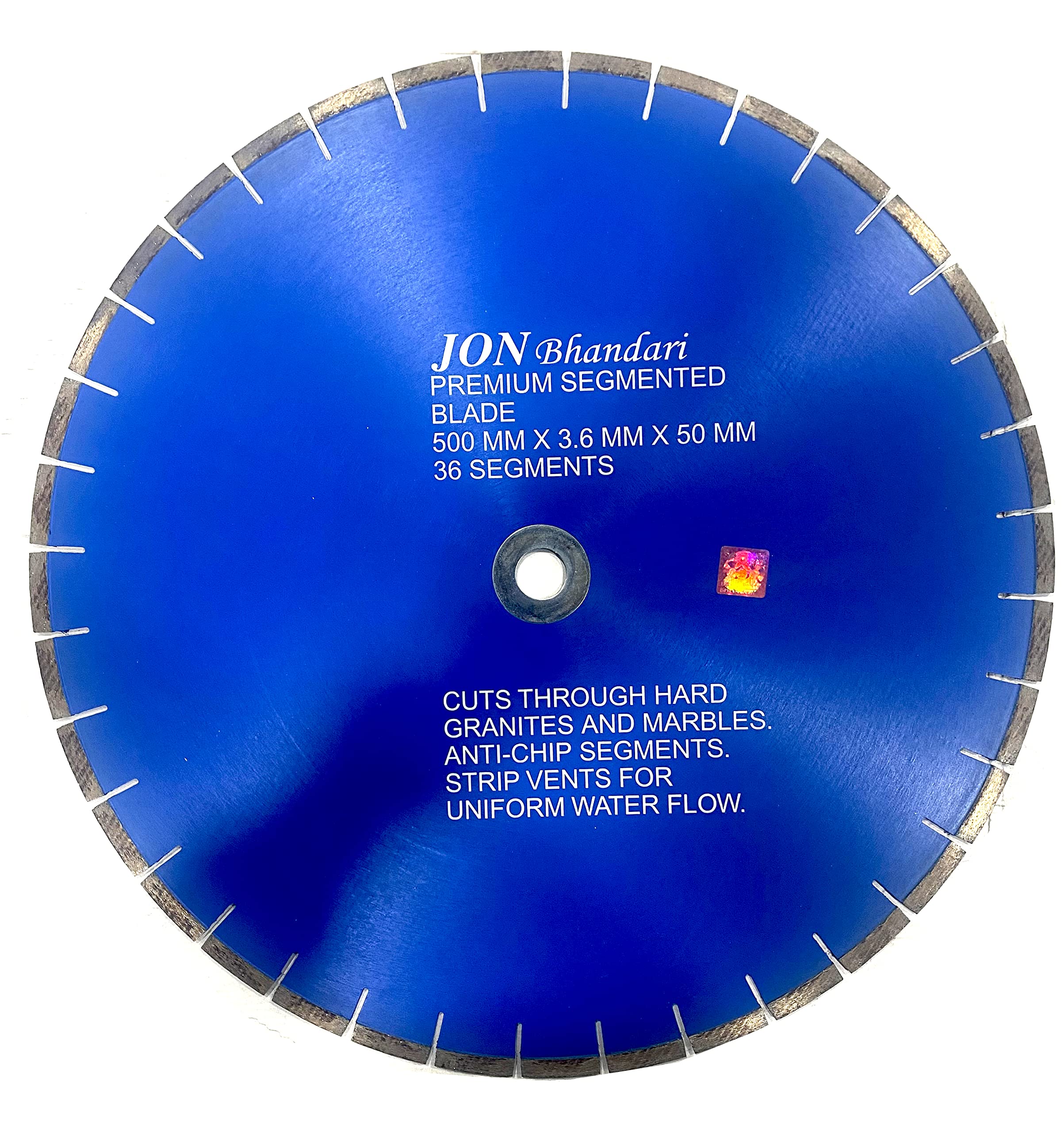 Jon Bhandari Tools Premium Segmented Marble and Granite Cutting Blade 500x3.6x50mm (20 inch) For Marbles; Granites & Various Stones (B0BLH9LNV3) Amazon Price History, Amazon Price Tracker