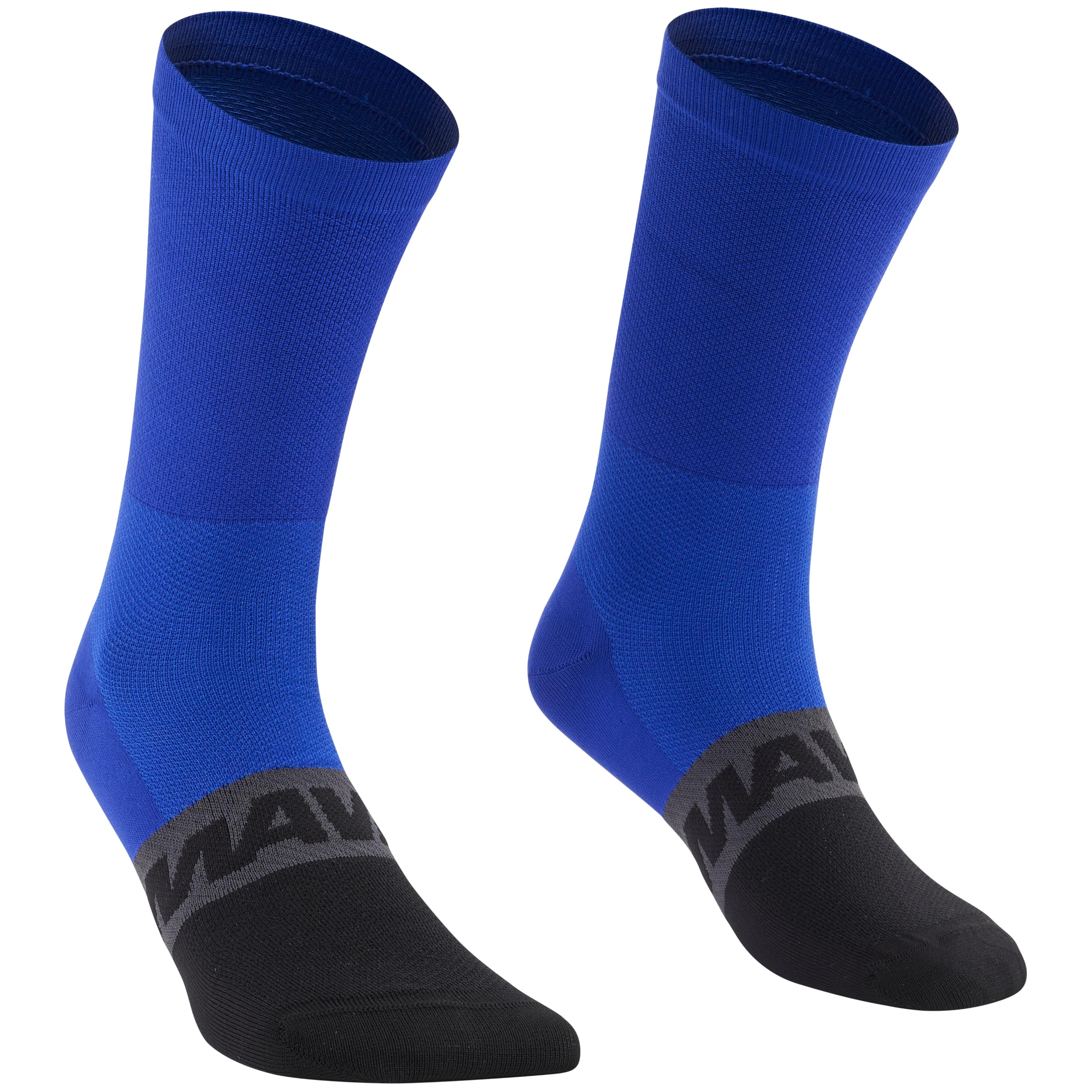 MAVIC Unisex Aksium High Cycling Socks, Royal Blue/Carbon, M (39-42)