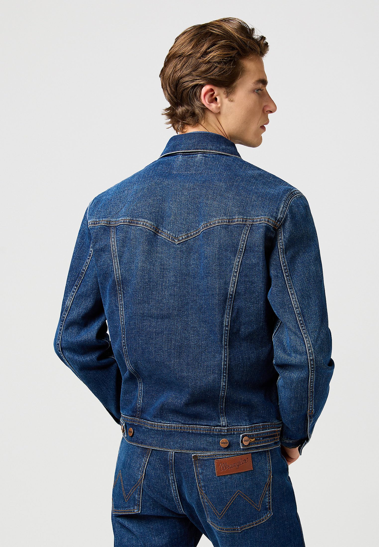 Wrangler Męska kurtka klasyczna, Meadow Haze, XXL