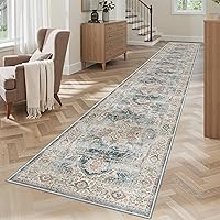 Vista 112 de Madane Alfombra Pasillera Lavable - Alfombras Pasilleras 2x6 para Pasillos de 6 Pies Antideslizante Vintage Alfombra Pasillera de Cocina