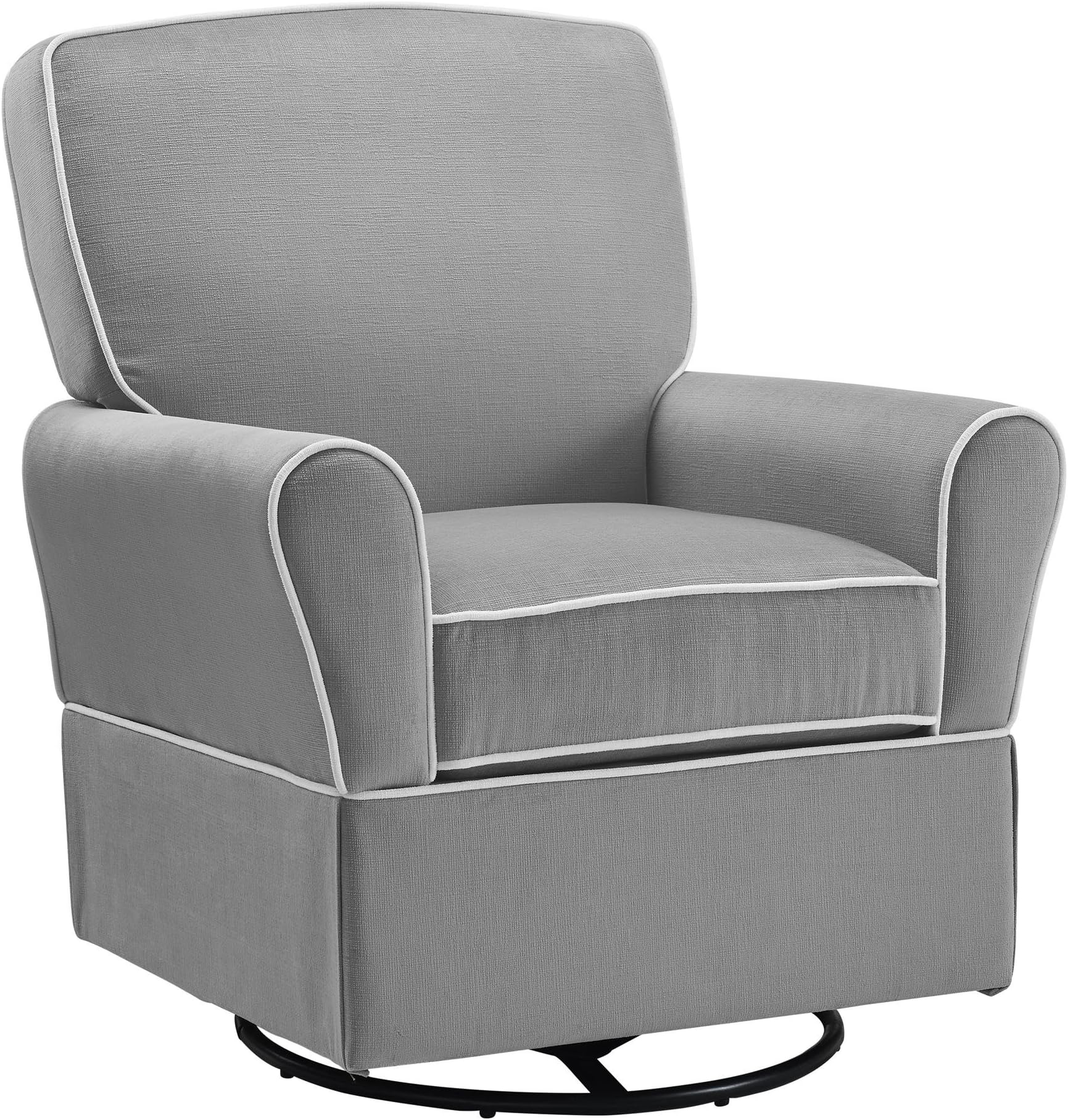 Baby Relax Milan Swivel Glider, Graphite Gray