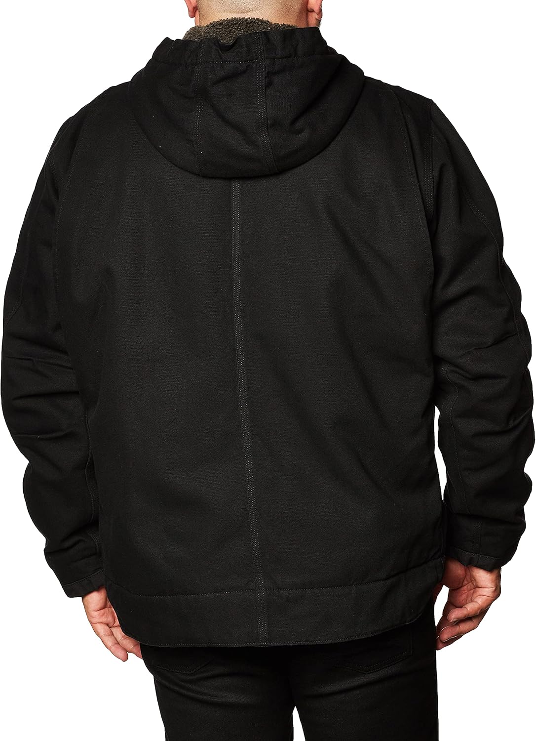 Carhartt Men's Relaxed Fit Washed Duck SherpaLined Utility Jacket XLarge Black