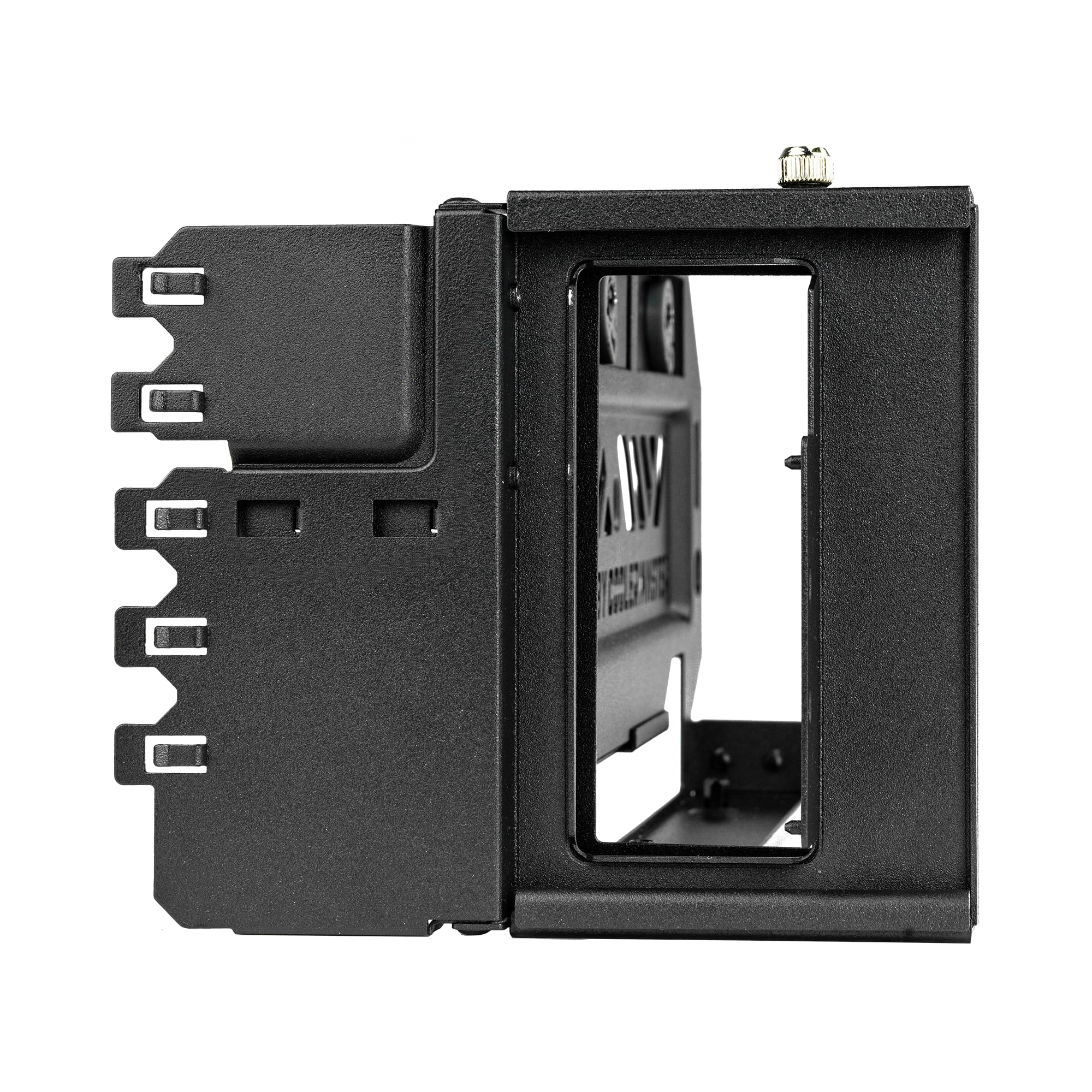 Cooler Master Porta schede GPU verticale Gen5 con cavo riser PCIe 5.0 x16, supporto per scheda grafica regolabile per custodie E-ATX, ATX e Micro-ATX, supporta GPU a triplo slot, nero