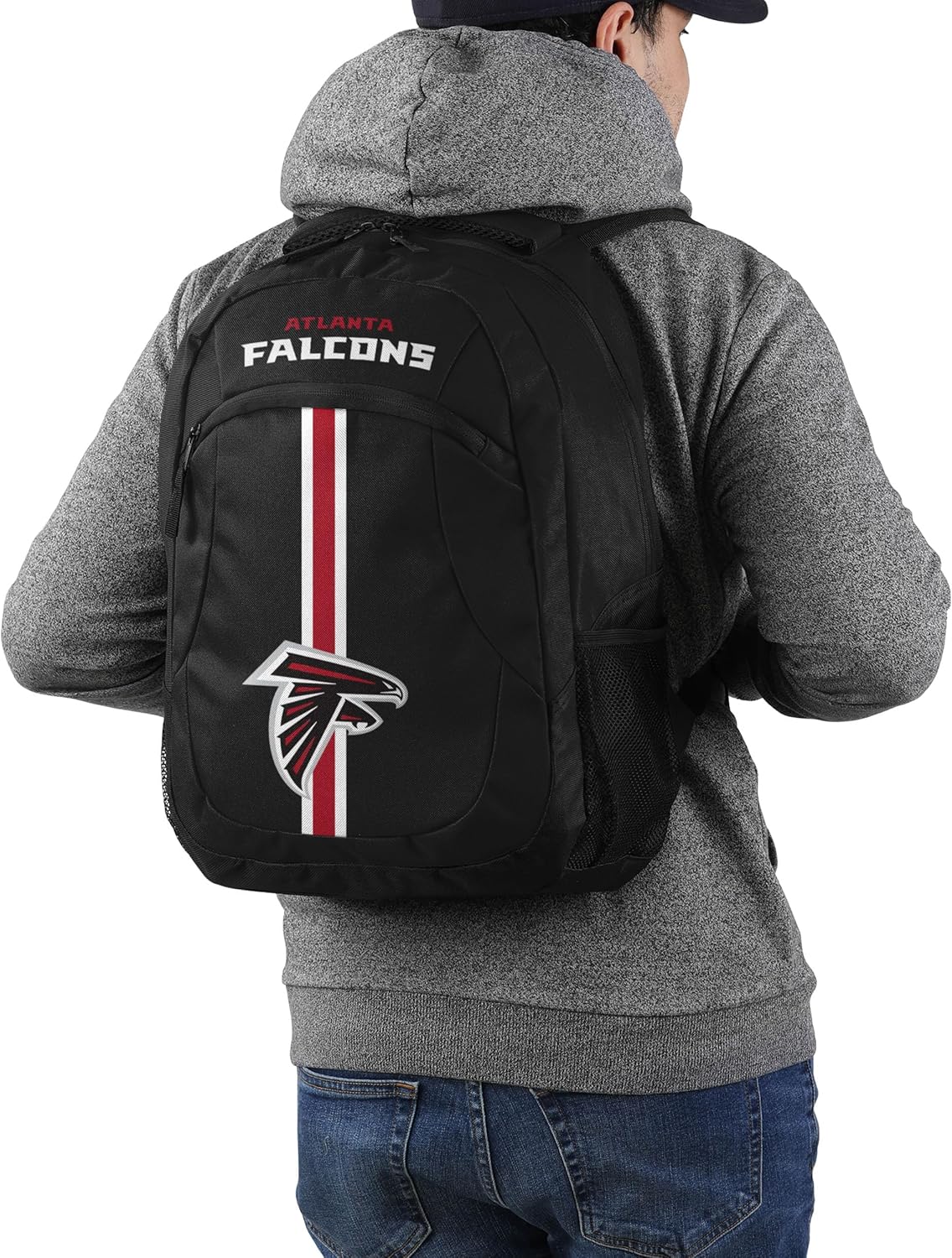 FOCO Atlanta Falcons NFL Alternate Color Action Backpack - Black - Image 5