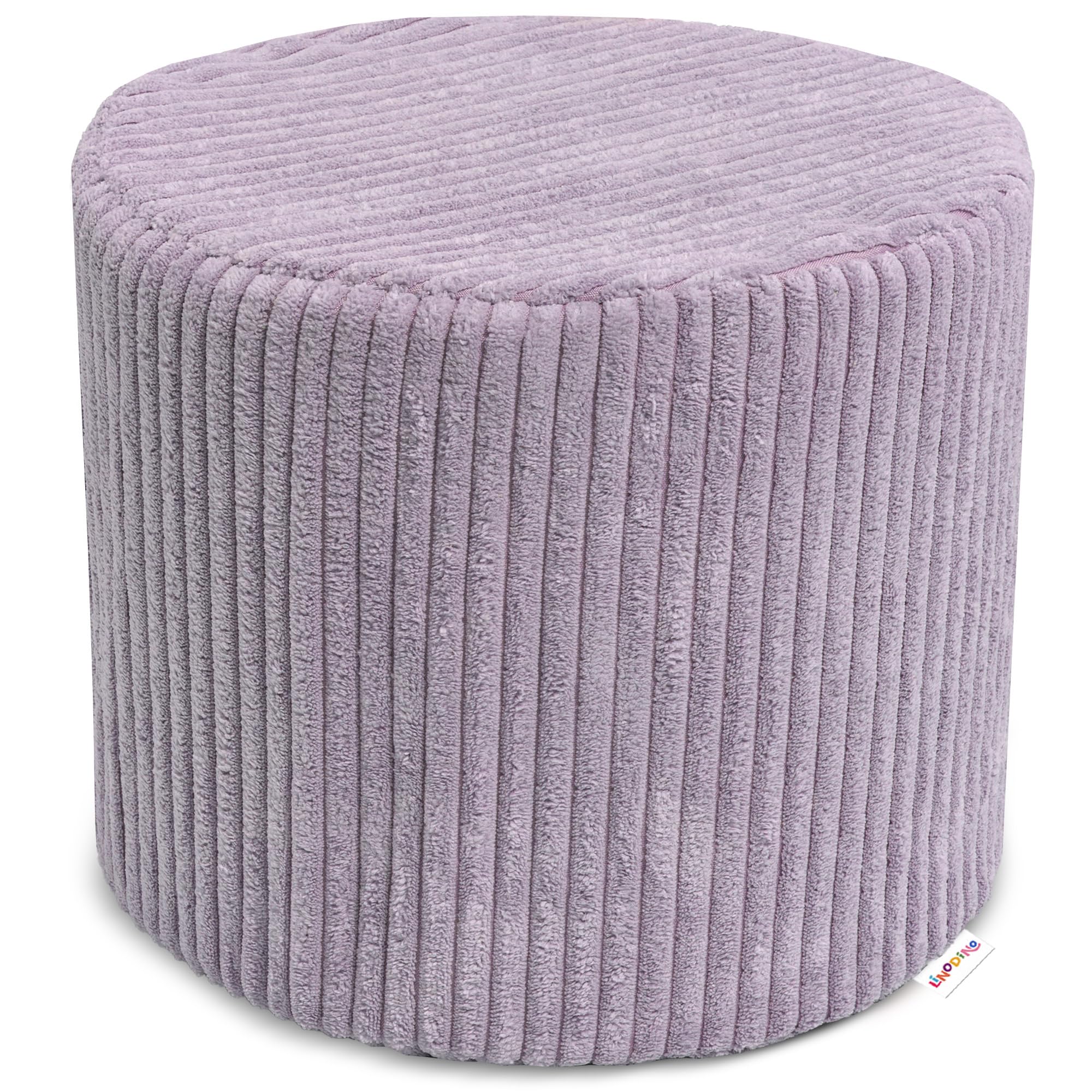 Linodino® Knuffelpouf – Spielsofa Add-on I Spieltisch & Kinderhocker & Baustein in einem I Modul-Erweiterung für kreative Spielwelten im Kinderzimmer I Oktopus Lila