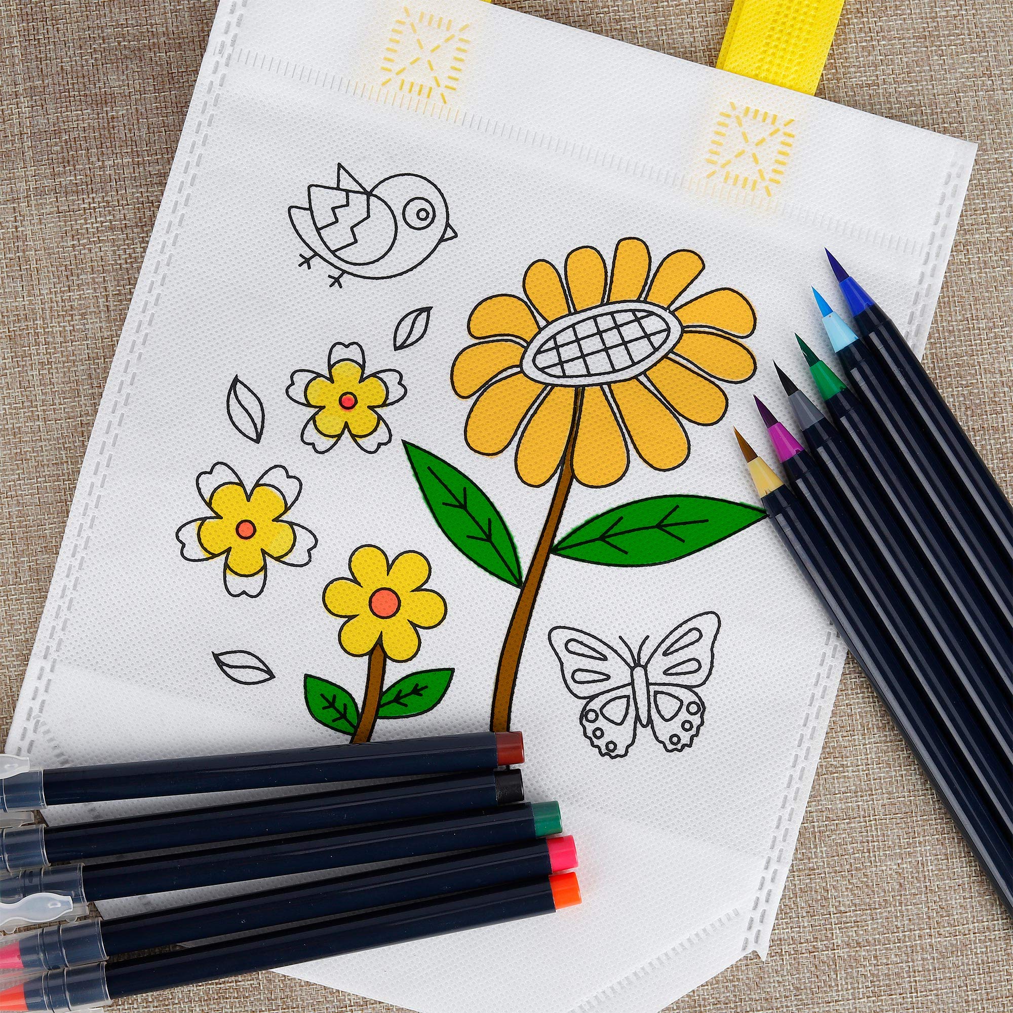 3 Paniers En Bois à Décorer Soi-Même - Kit DIY Graffiti Pour Enfants - Projets Artistiques Ludiques