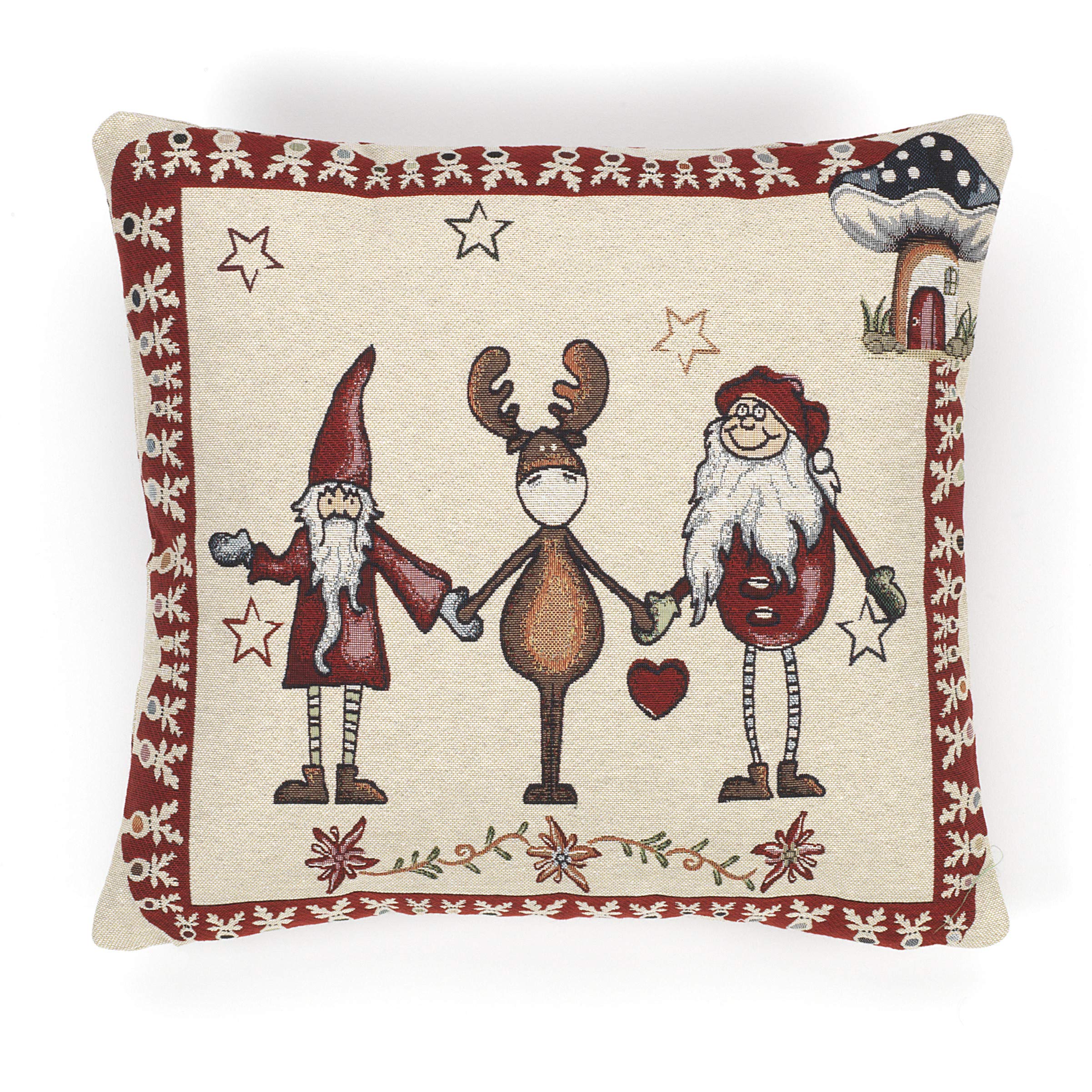 Coussin garni Frimas pour soulager le dos sur le canapé