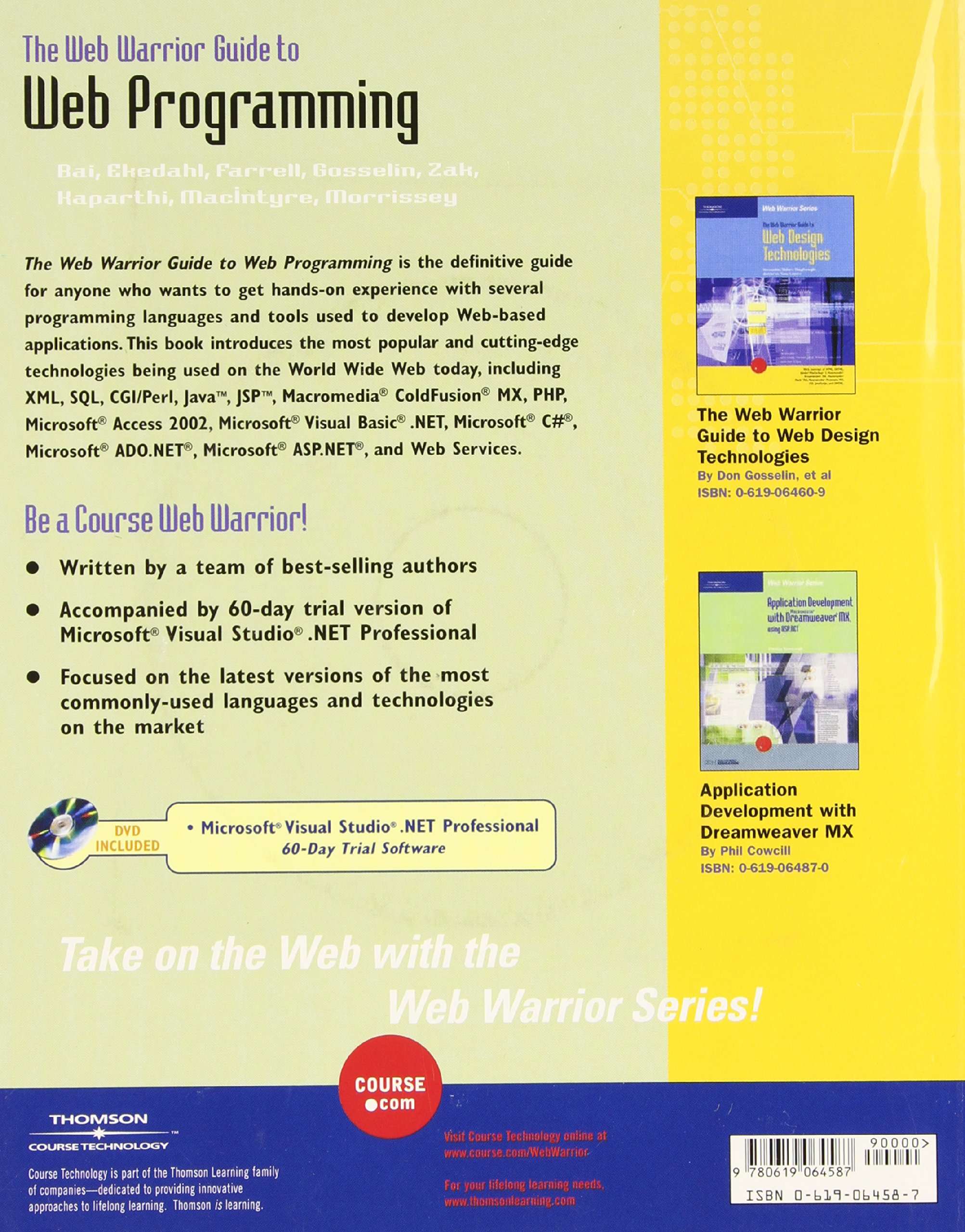 The Web Warrior Guide to Web Programming (Web Warrior Series)