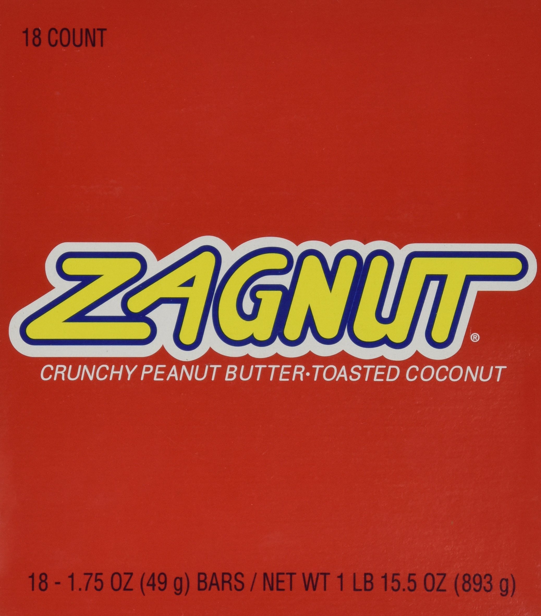 Zagnut Bar, 1.75 oz, 18 count Buy Online in United Arab Emirates at