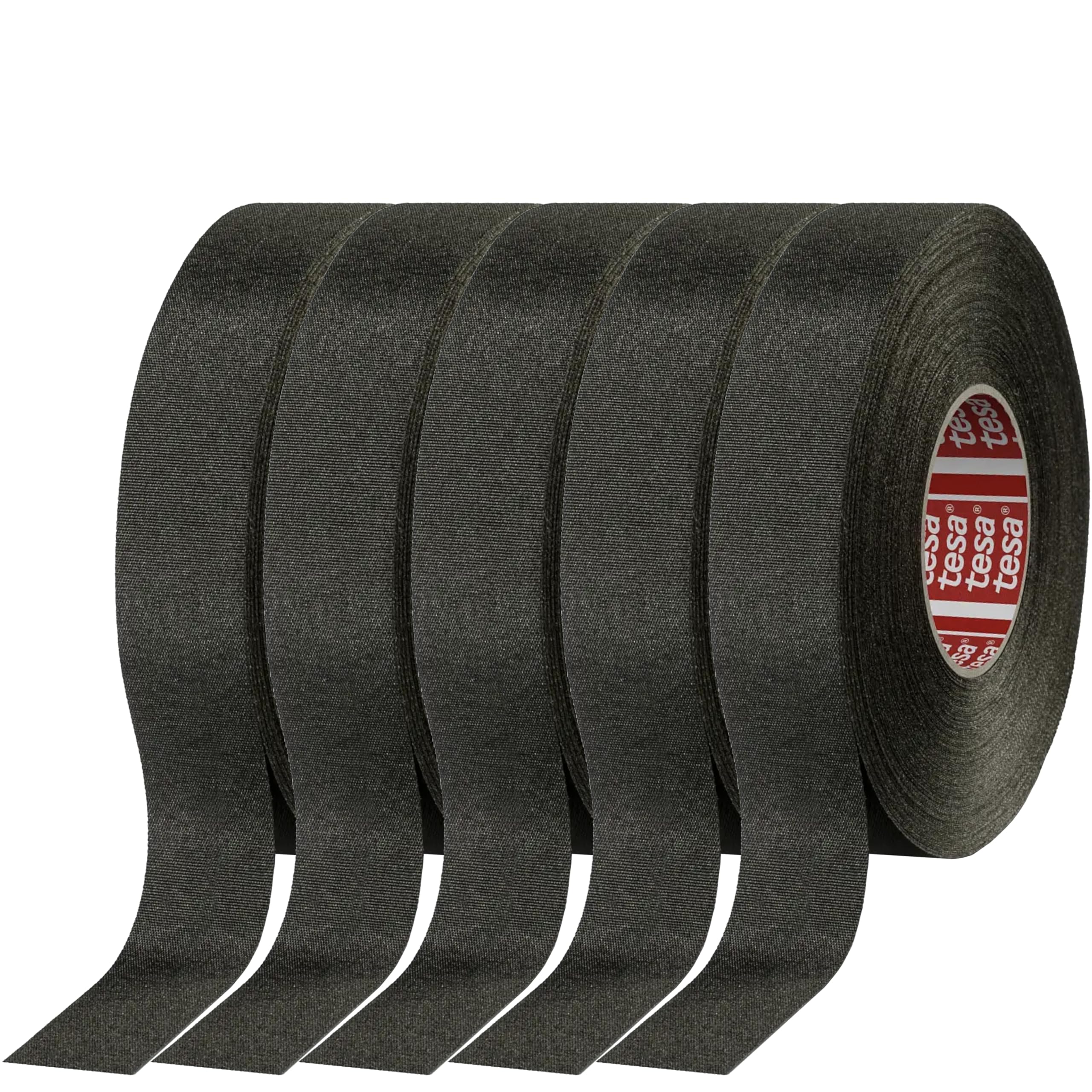 Prime Ave 5 Tesa 51036 PET Cloth High Heat Electrical Tape for Wire Harness, Cables for Automotive Engine, Protect Against High Temperature, Abrasion,