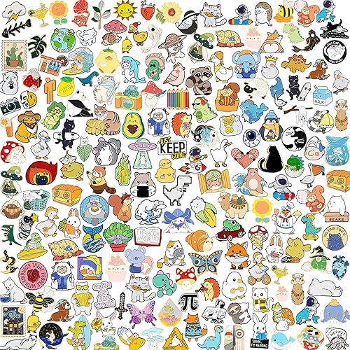 20/30/50/80 Mixed Enamel Brooch Bulk Set,Lapel Badges, Cartoon Plant Enamel Pin Sets, Funny Button Pins Jewelry for Backpack Cloths Hats Jacket Decoration