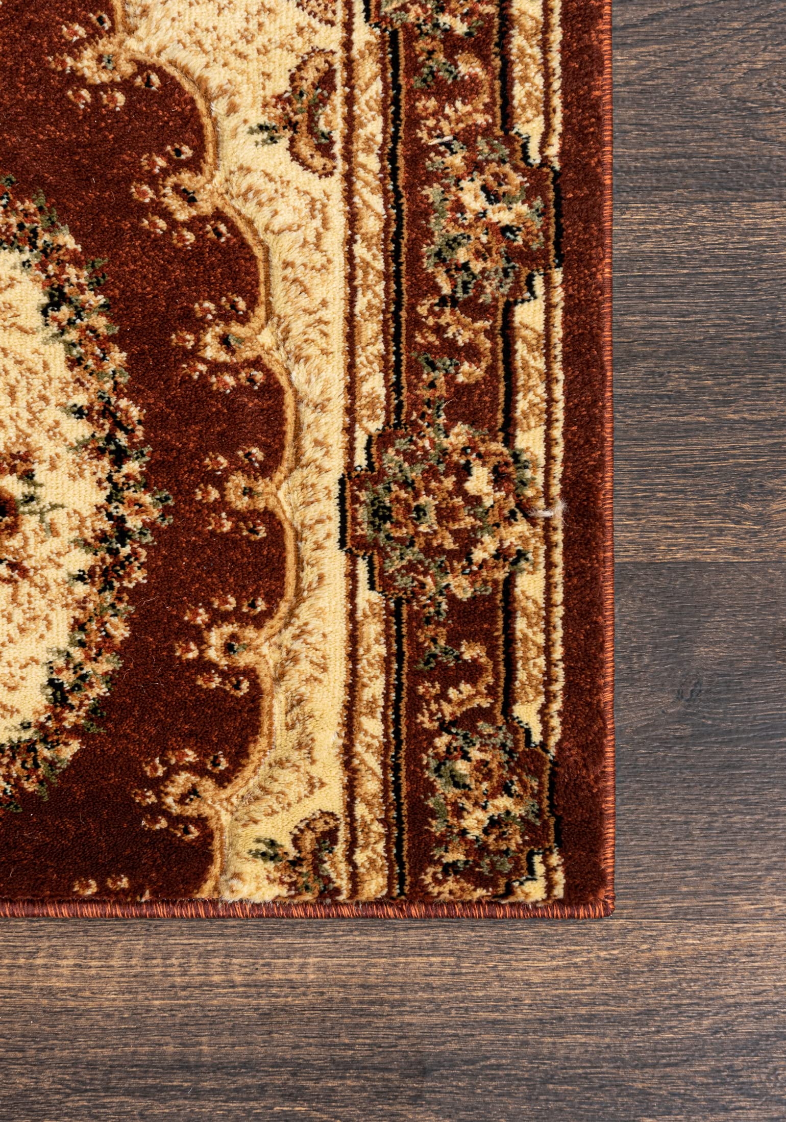 Mazovia Läufer Flur 70x175cm Braun Klassisch Traditionell Weich Mittelflor