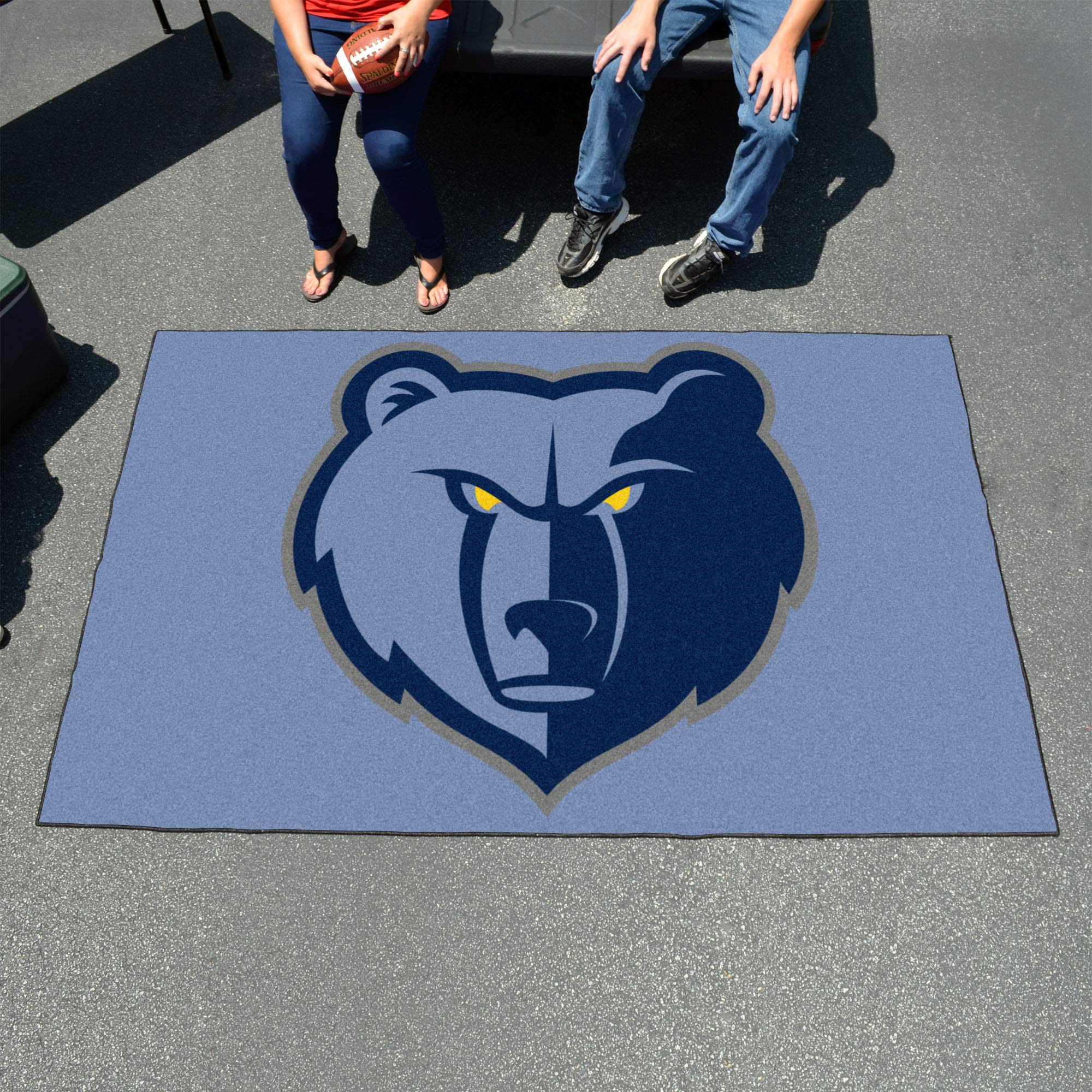 FANMATS 9308 Memphis Grizzlies Ulti-Mat Rug - 5ft. x 8ft. | Sports Fan Area Rug, Home Decor Rug and Tailgating Mat