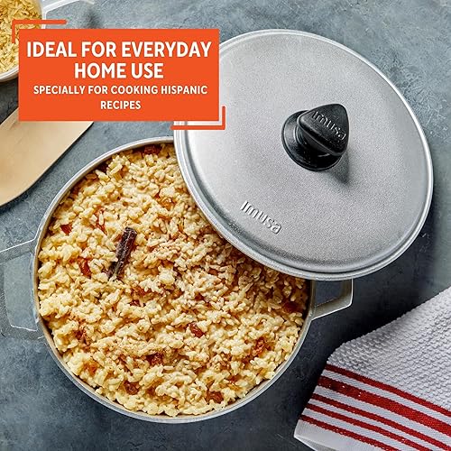 Vista 7 de IMUSA USA GAU-80560 - Mini caldero colombiano tradicional (horno holandés) para cocinar y servir, con capacidad para 0.7 qt.