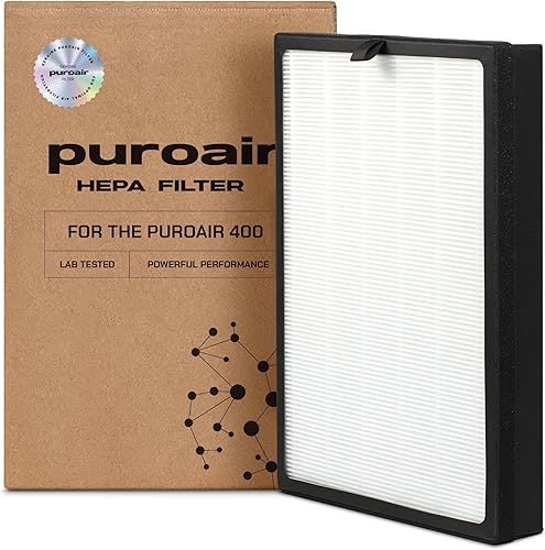 Miniatura 11 de PuroAir 400 Filtro de Reemplazo - Filtros HEPA hasta 99.9% de Humo, Polen, Polvo y Contaminantes Domésticos Comunes - Filtro de Aire HEPA de