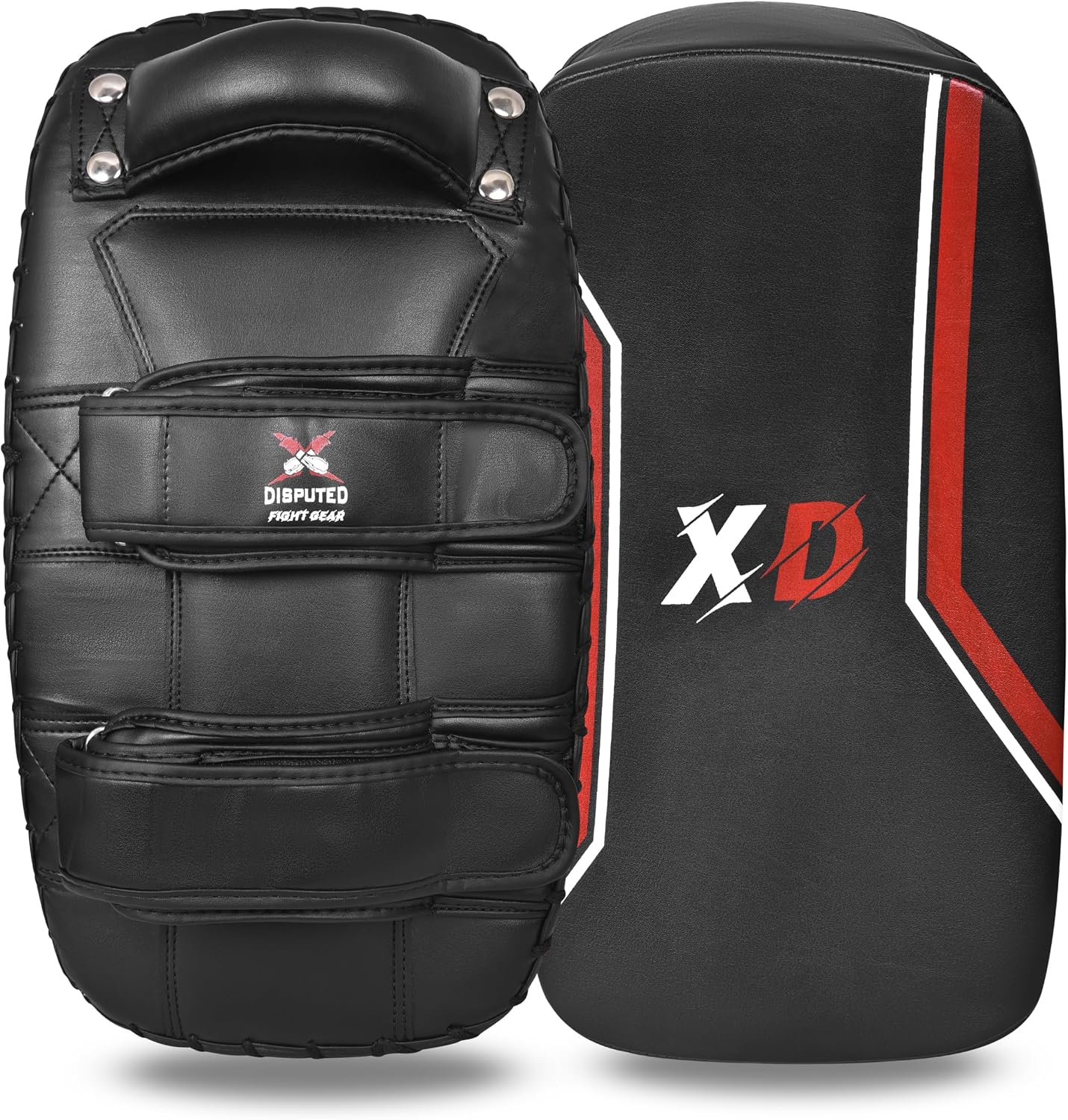 Fight Gear Thai Kick Pad, Professional Muay Thai Strike Shield Heavy-Duty Training Equipment MMA Kickboxing Workout Kick Shields 1x