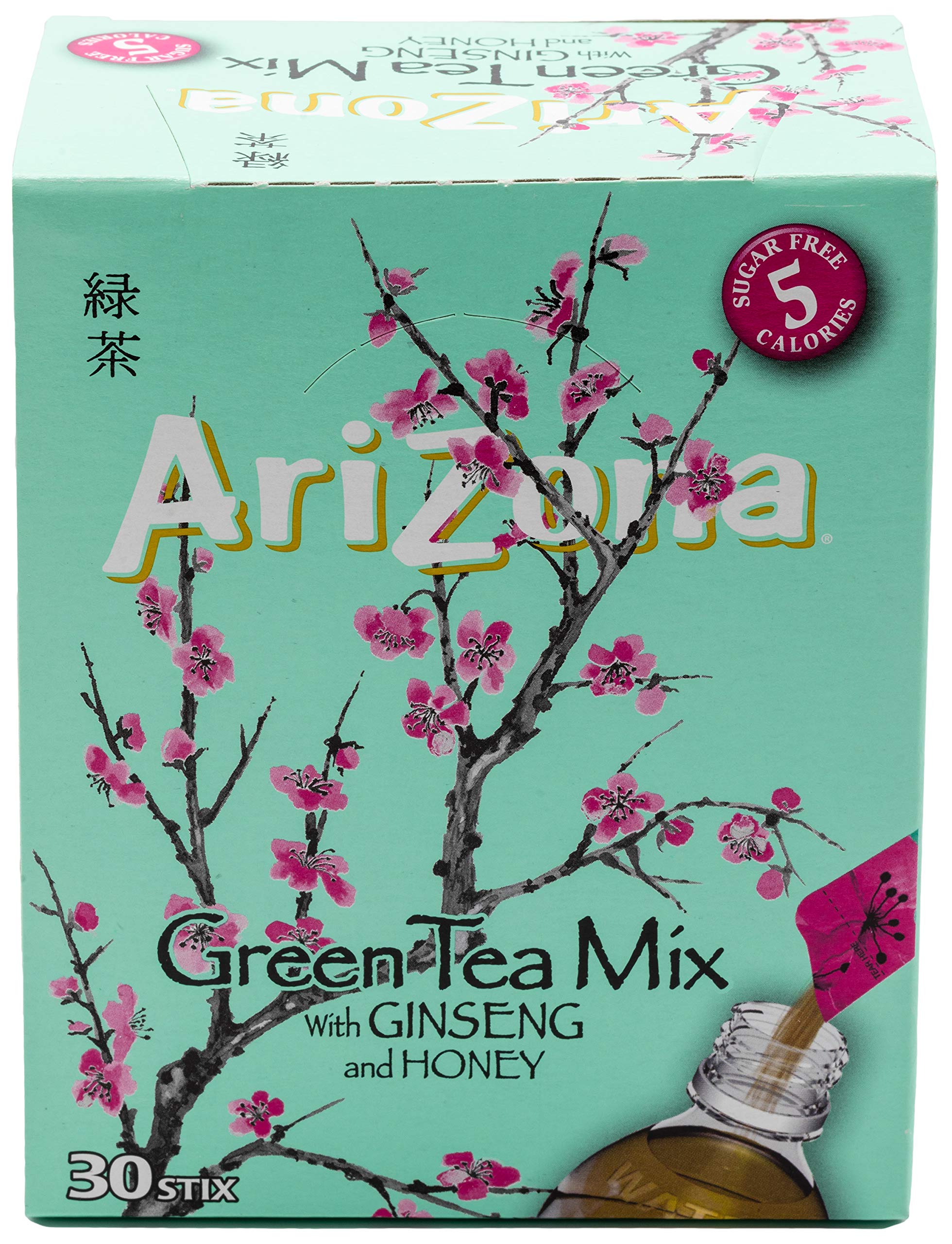 Buy AriZona Green Tea with Ginseng Iced Tea Stix Sugar Free, 30 Count