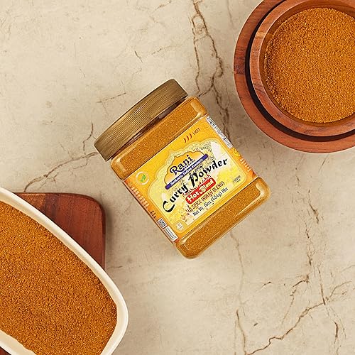 Miniatura 3 de Rani Curry en polvo caliente mezcla india auténtica de 11 especias 16 onzas 1 libra Tarro PET de 1601oz totalmente natural sin sal vegano sin