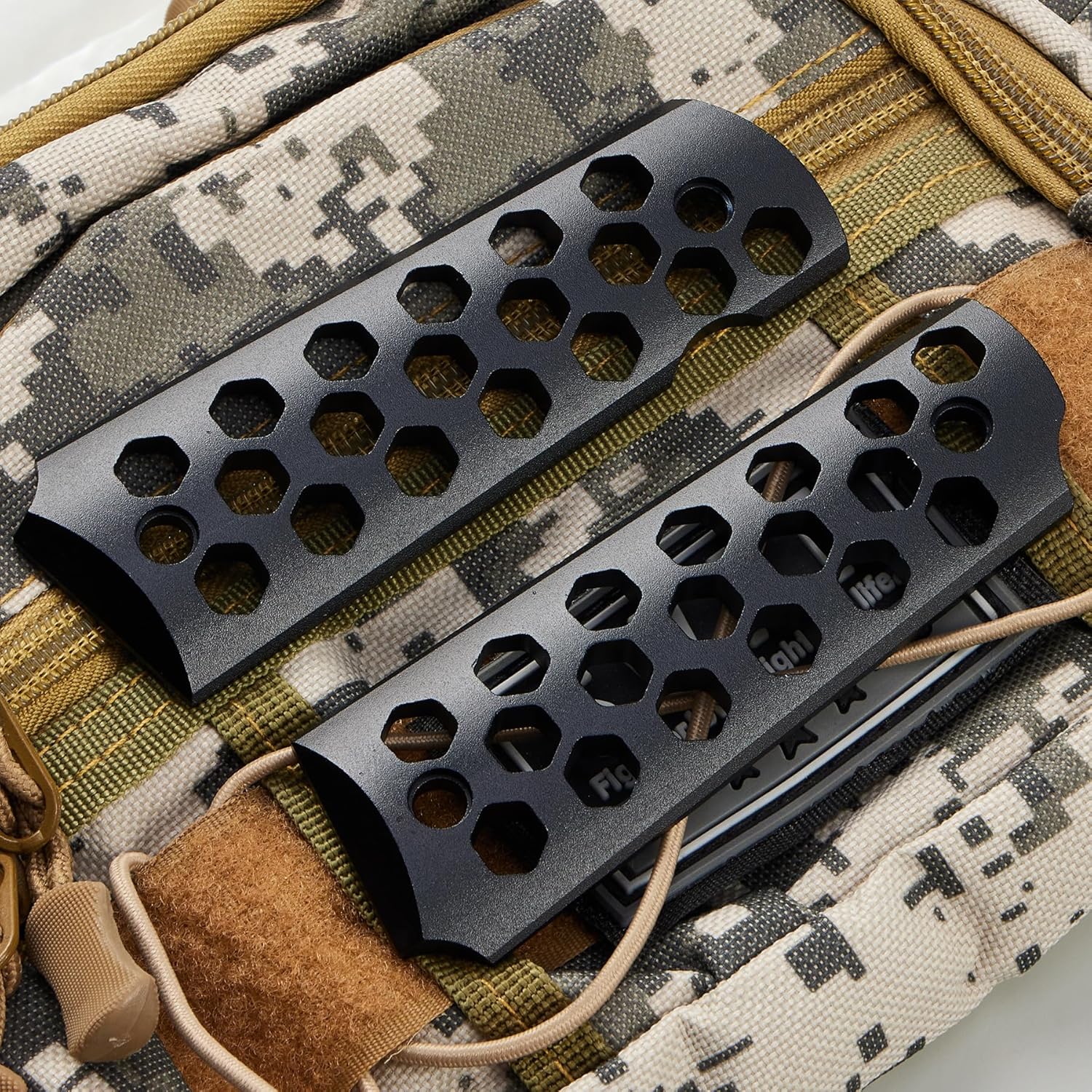 1911 Grips Aluminum Full Size - 6061 Hard Anodized Handgun Grip Surface for Government/Commander Frames, Precision CNC Cut