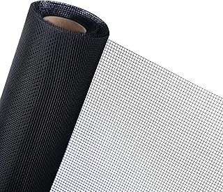 Moustiquaire Fen&ecirc;tre, 100 x 250 cm, 304 &Eacute;cran en acier inoxydable haute transmission de lumi&egrave;re, ultra clair, pour portes, fen&ecirc;tres, patio, porche et piscine