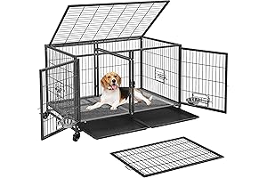Yaheetech Stackable Dog Kennel
