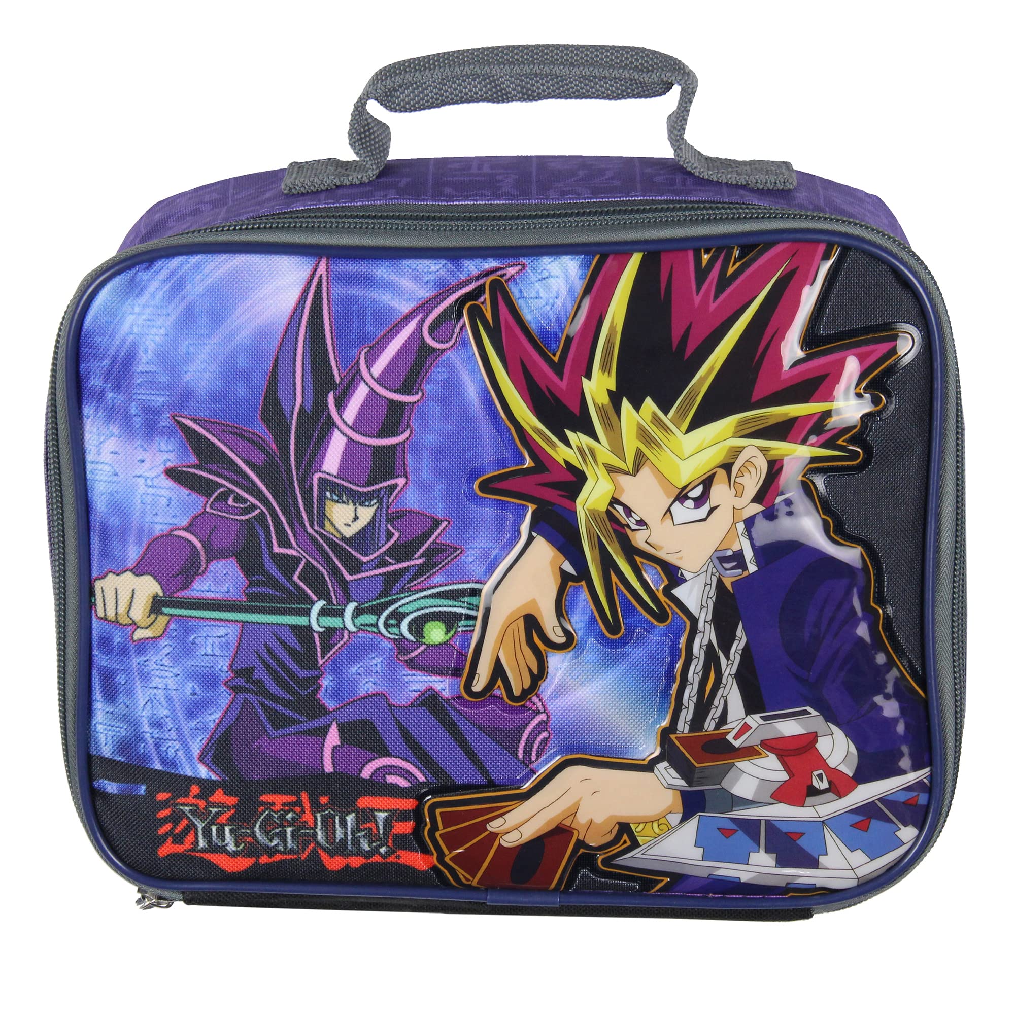 Amazon.com: Bioworld Yu-Gi-Oh Lunch Box Dark Magician insulated Lunch Bag  Tote Trading Cards Holder 10