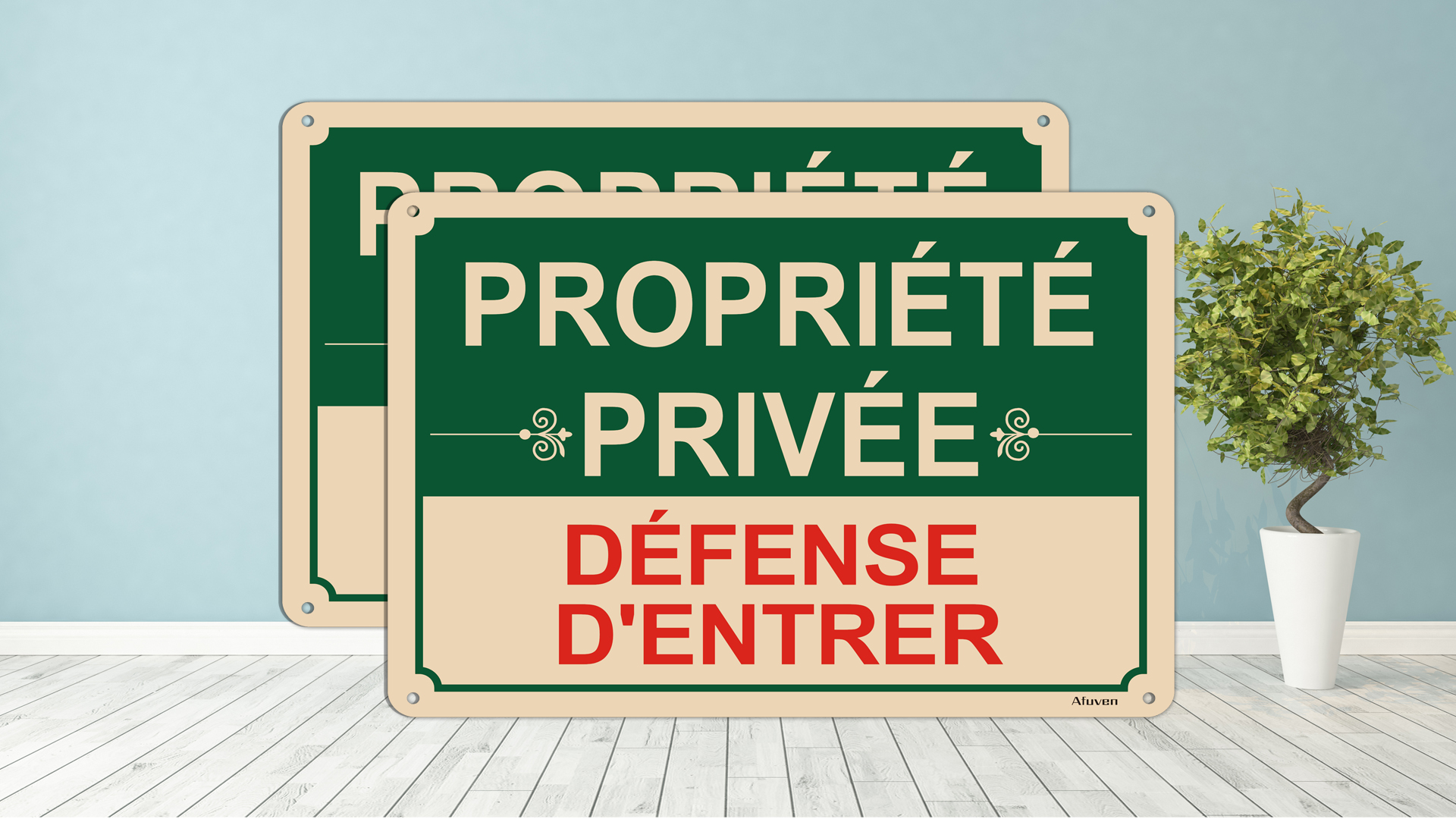 Cartello Proprietà Privata Con Palo, 30x20 Cm, Segnale Vietato L'accesso, Resistente Agli Agenti Atmosferici E UV, Felexdo - 2
