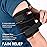 FEATOL Bicep Tendonitis Brace Compression Sleeve Support, Upper Arm Brace Tricep Bicep Support Bands for Men and Women, Arm Wrap Pain Relief for Muscle Strains and Inflammation(Black, Small)