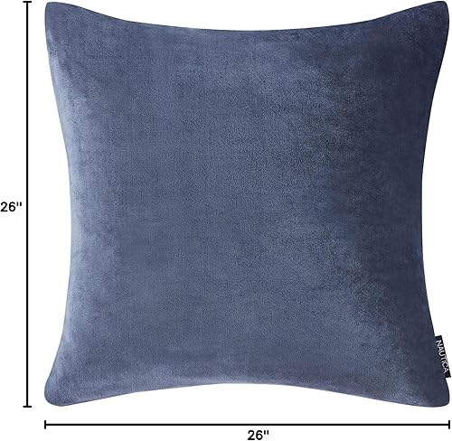 Miniatura 8 de Nautica Funda europea con cierre de cremallera de forro polar suave, elegante decoración del hogar para cama o sofá, artículos esenciales para el