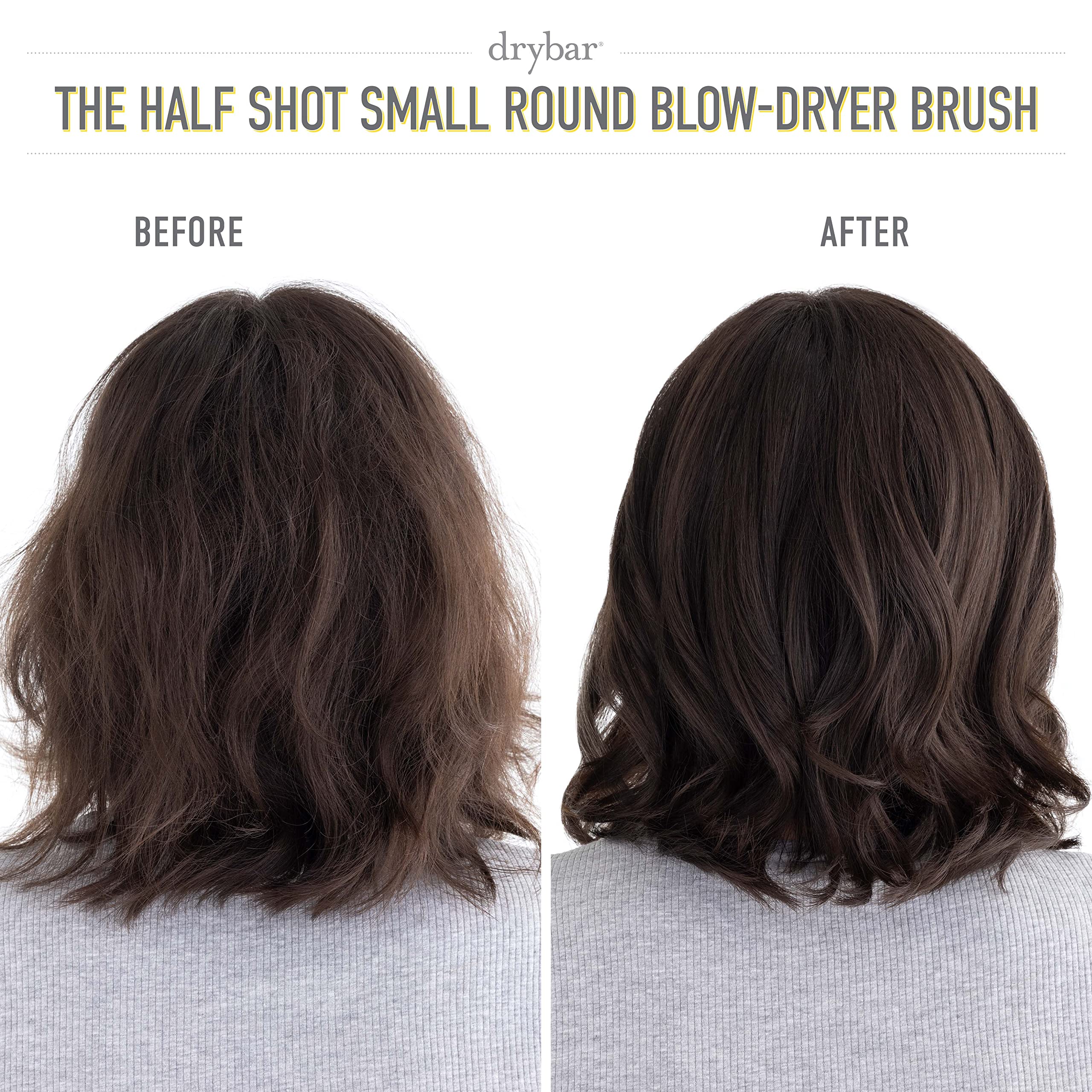 Drybar Half Shot Small Round Blow Dryer Brush Style, Dry, Brush in